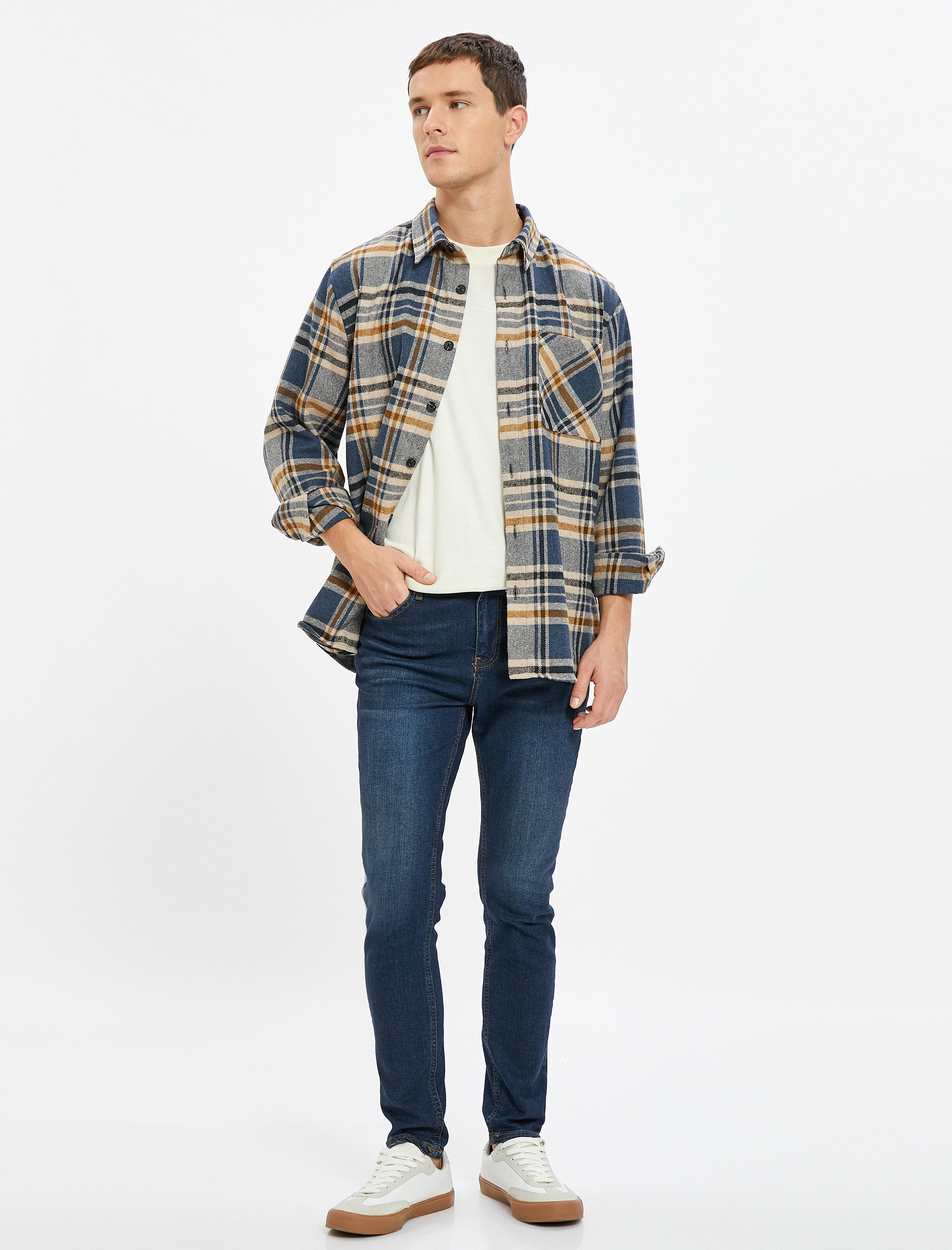   Skinny Fit Kot Pantolon - Michael Jean