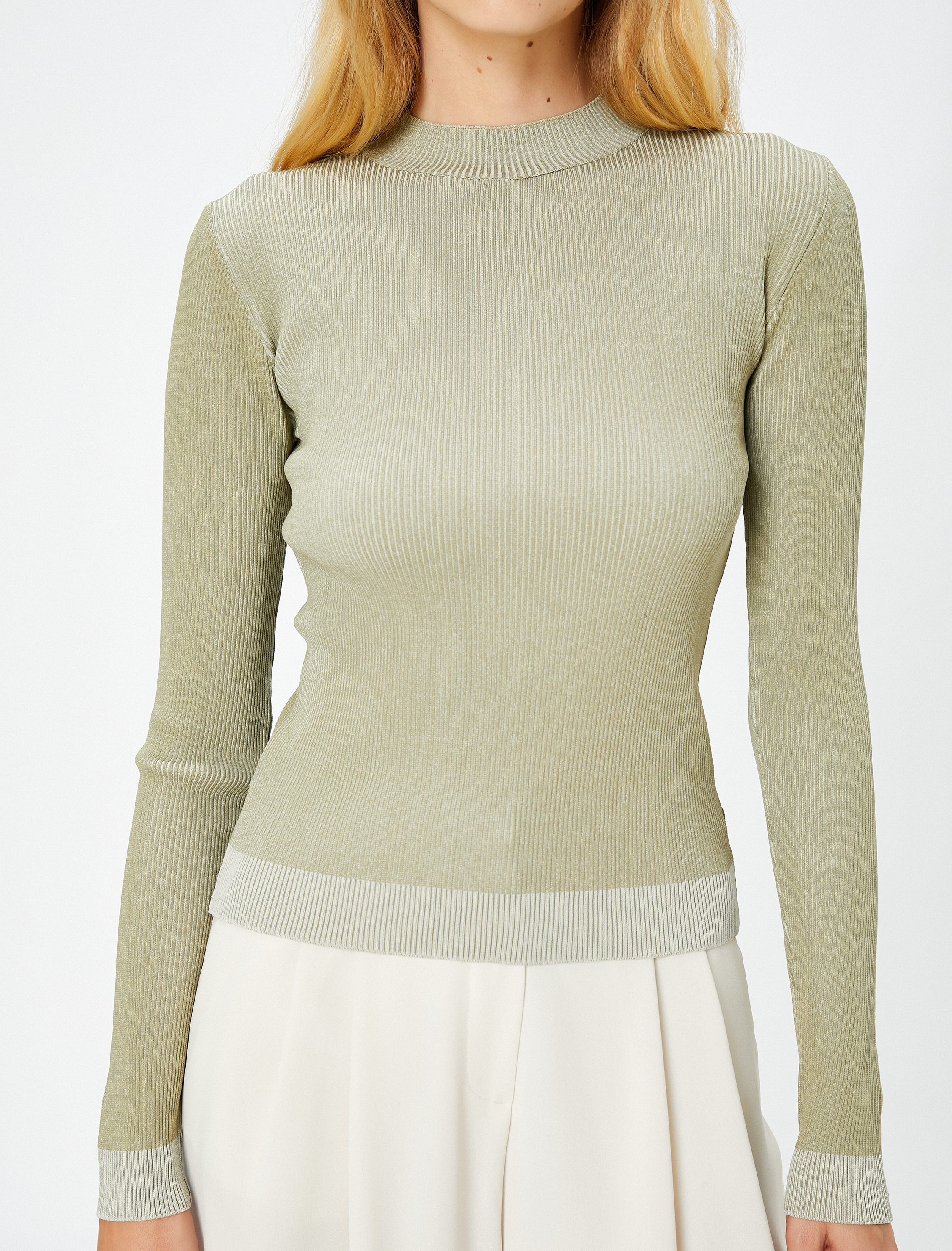   Triko Kazak Dokulu Dik Yaka Uzun Kollu