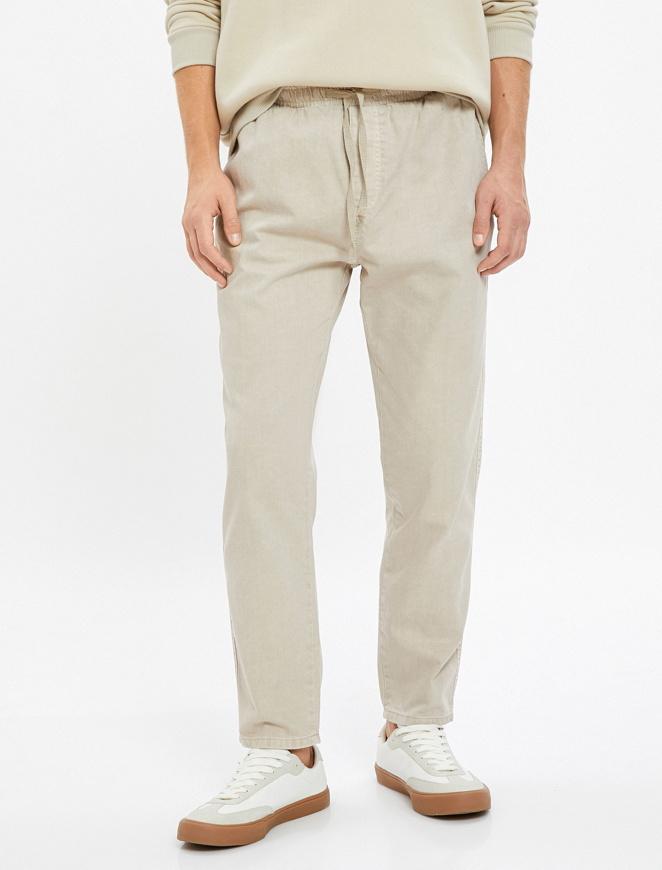   Canvas Pantolon Cepli Pamuklu