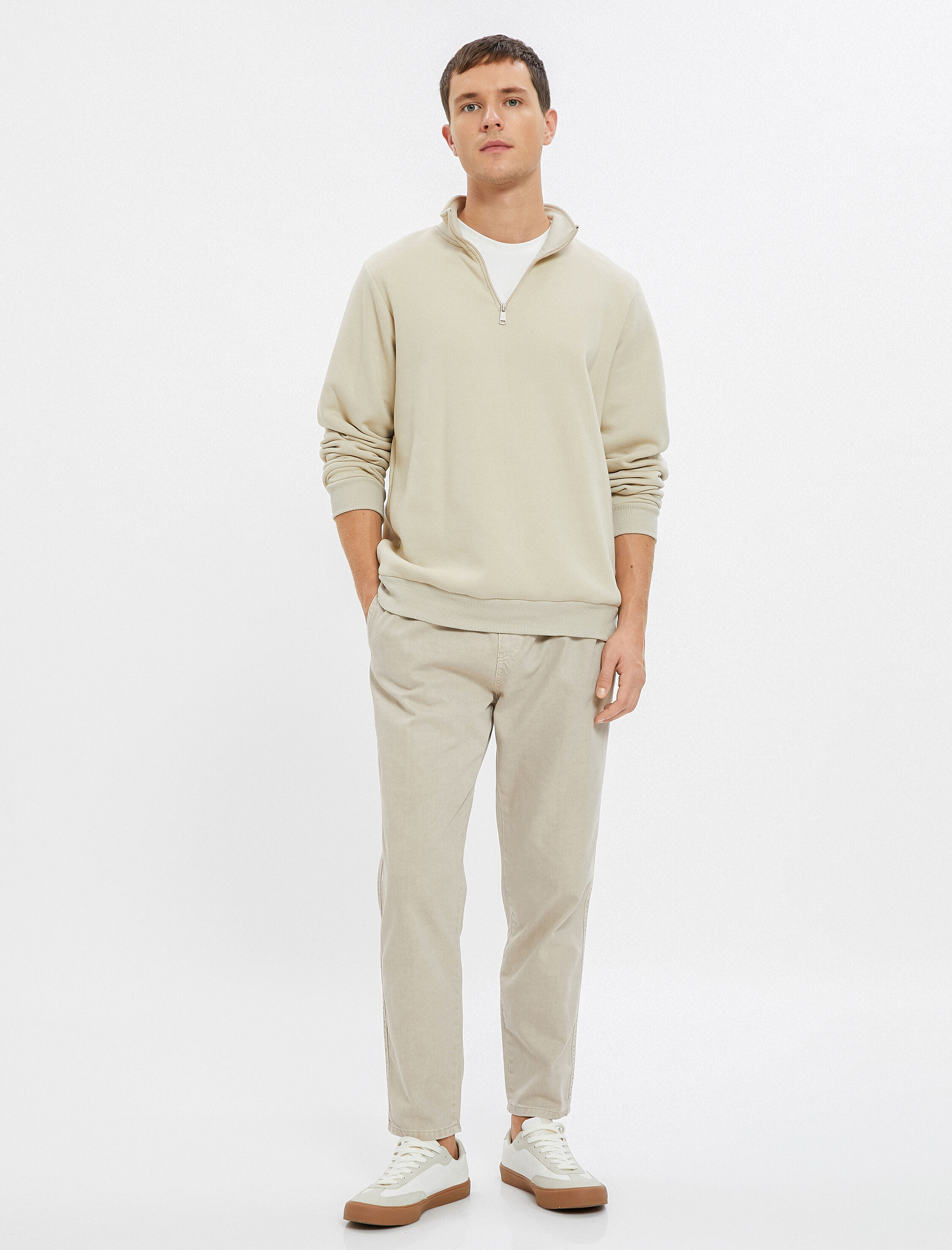   Canvas Pantolon Cepli Pamuklu