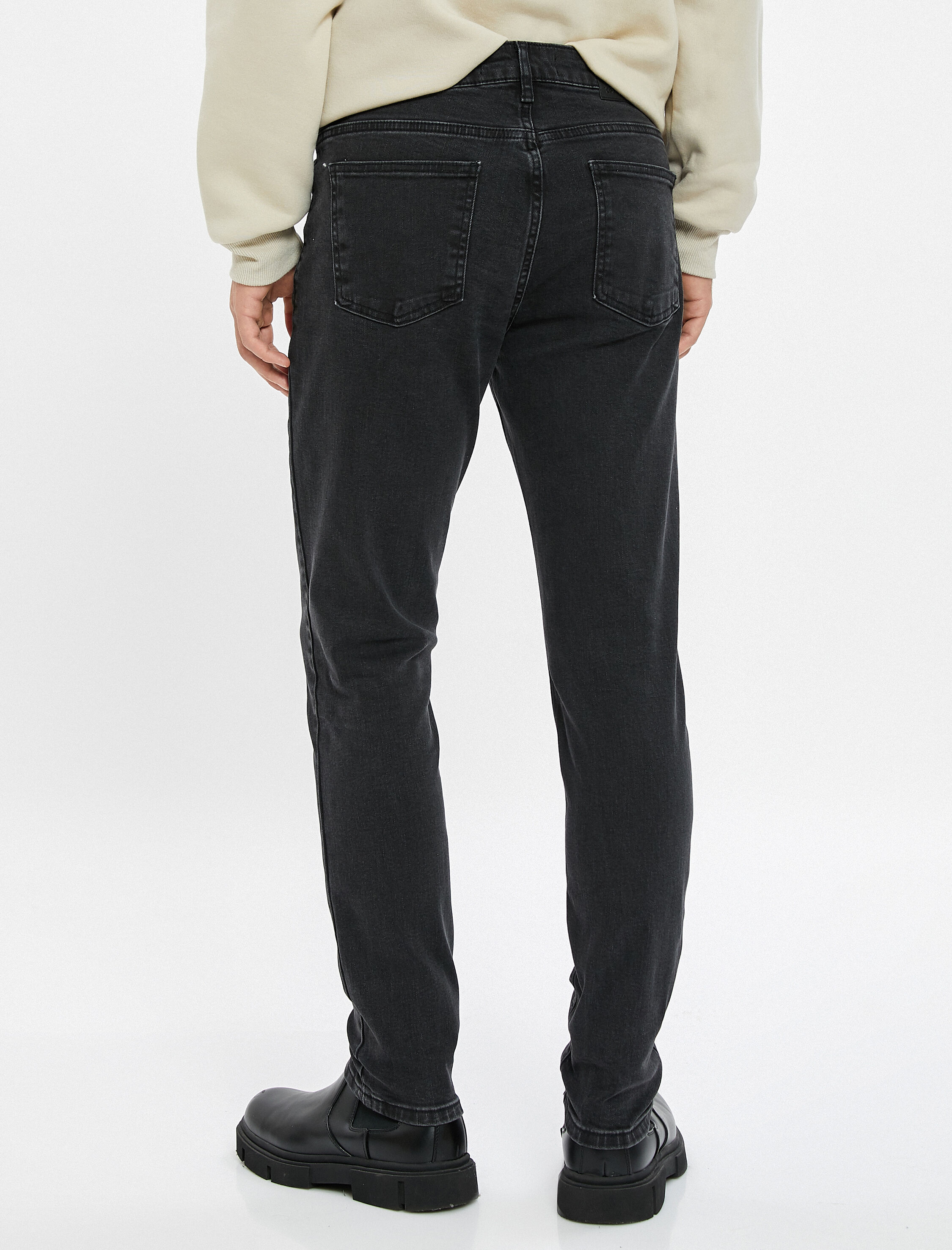   Slim Fit Kot Pantolon Cepli Pamuklu - Brad Jean