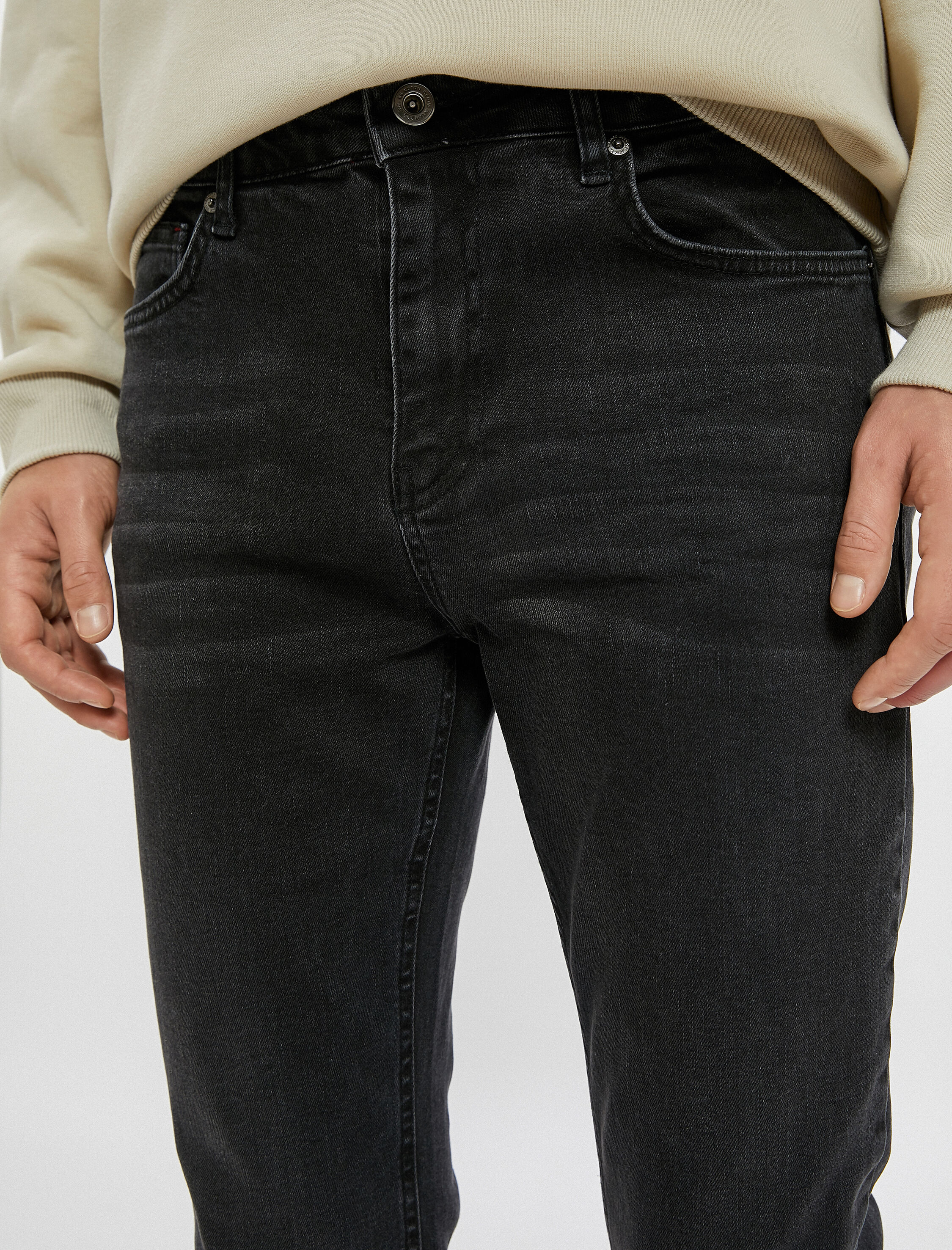   Slim Fit Kot Pantolon Cepli Pamuklu - Brad Jean