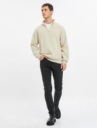 Slim Fit Kot Pantolon Cepli Pamuklu - Brad Jean