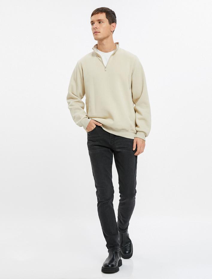  Slim Fit Kot Pantolon Cepli Pamuklu - Brad Jean