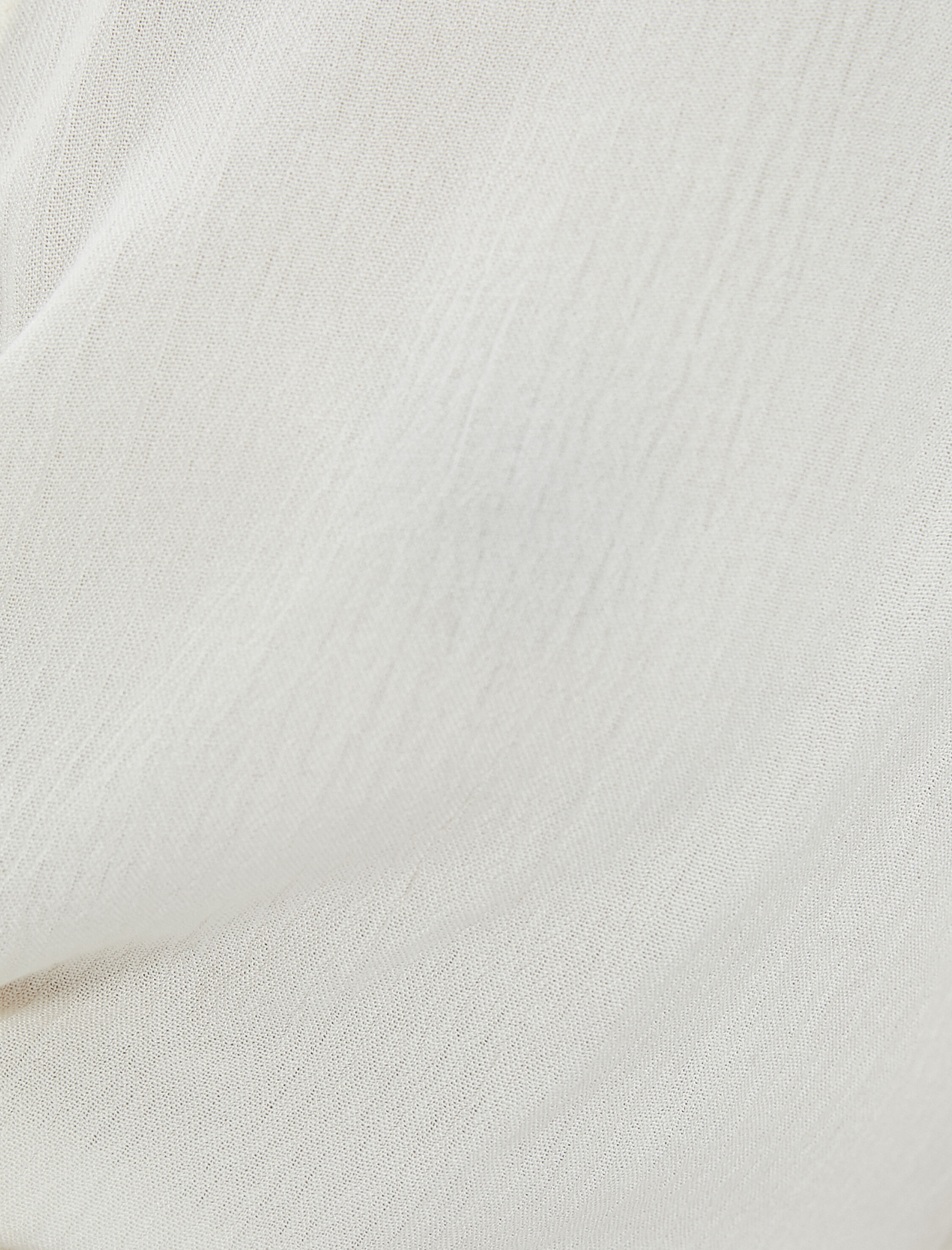   Crop Bluz Balon Kollu Kroşe Detaylı Önden Bağlamalı