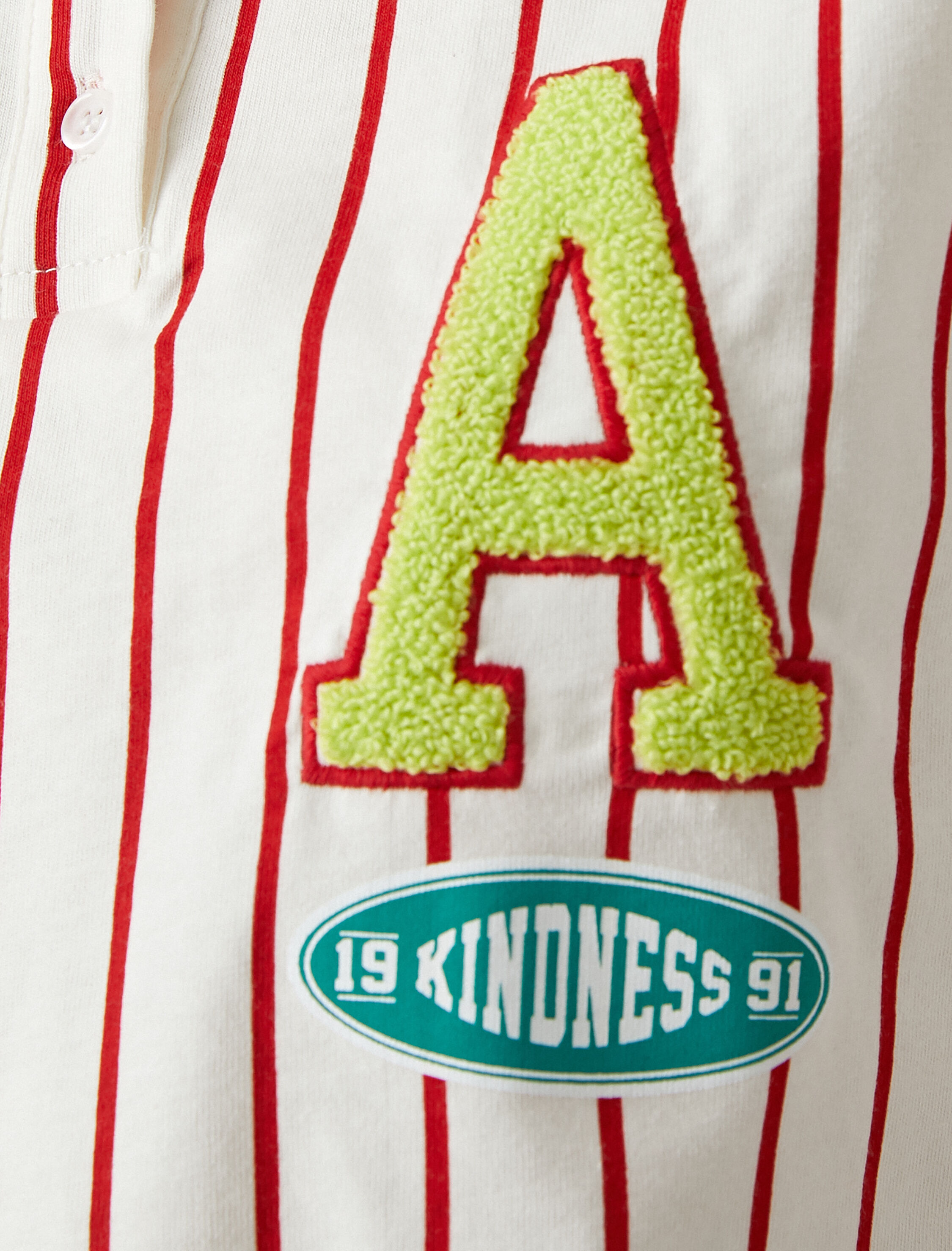   Oversize Crop Tişört Polo Yaka Pamuklu