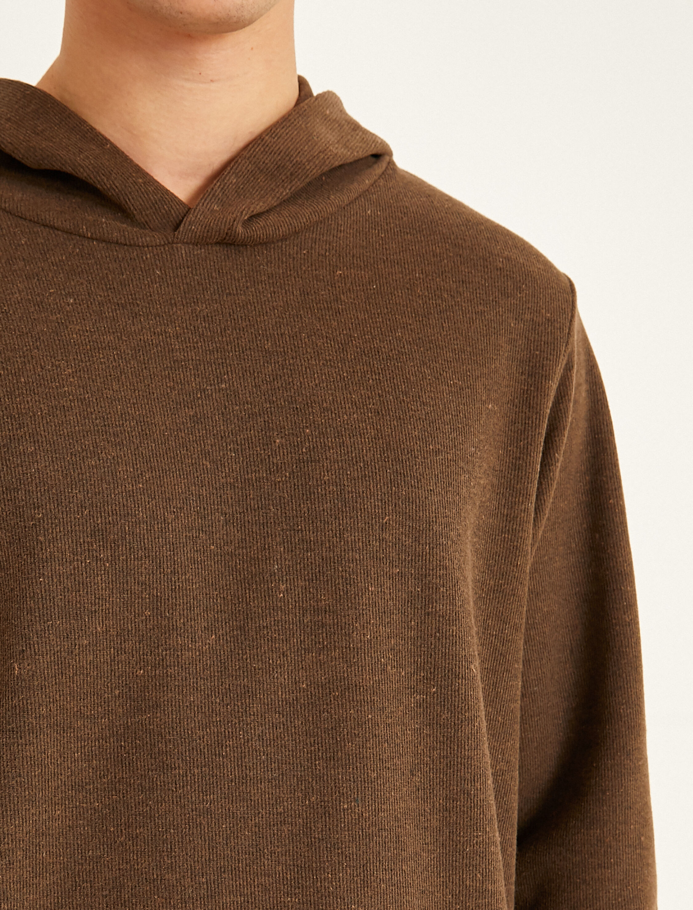   Fitilli Kapüşonlu Sweatshirt