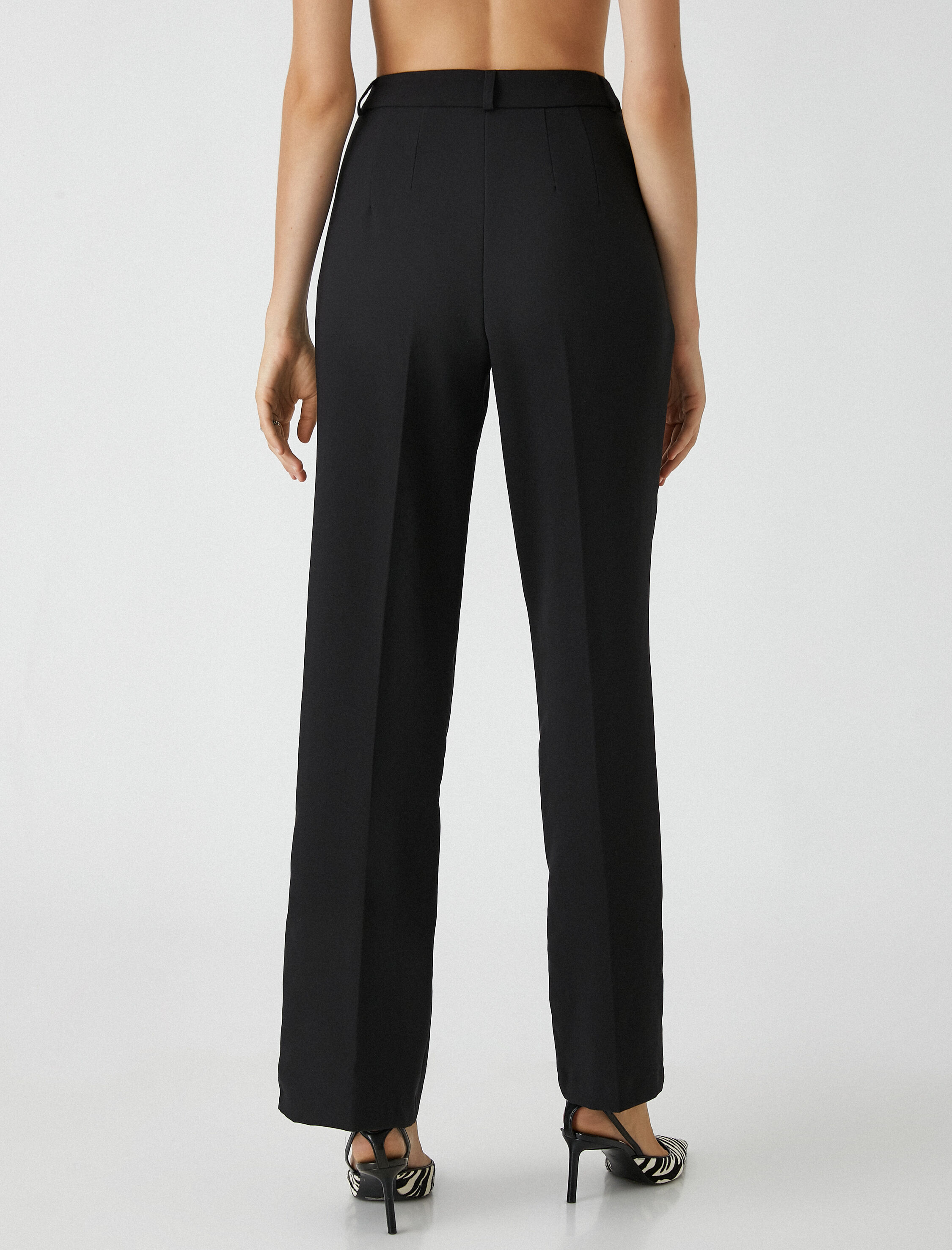   Geniş Paça Pantolon Nervürlü