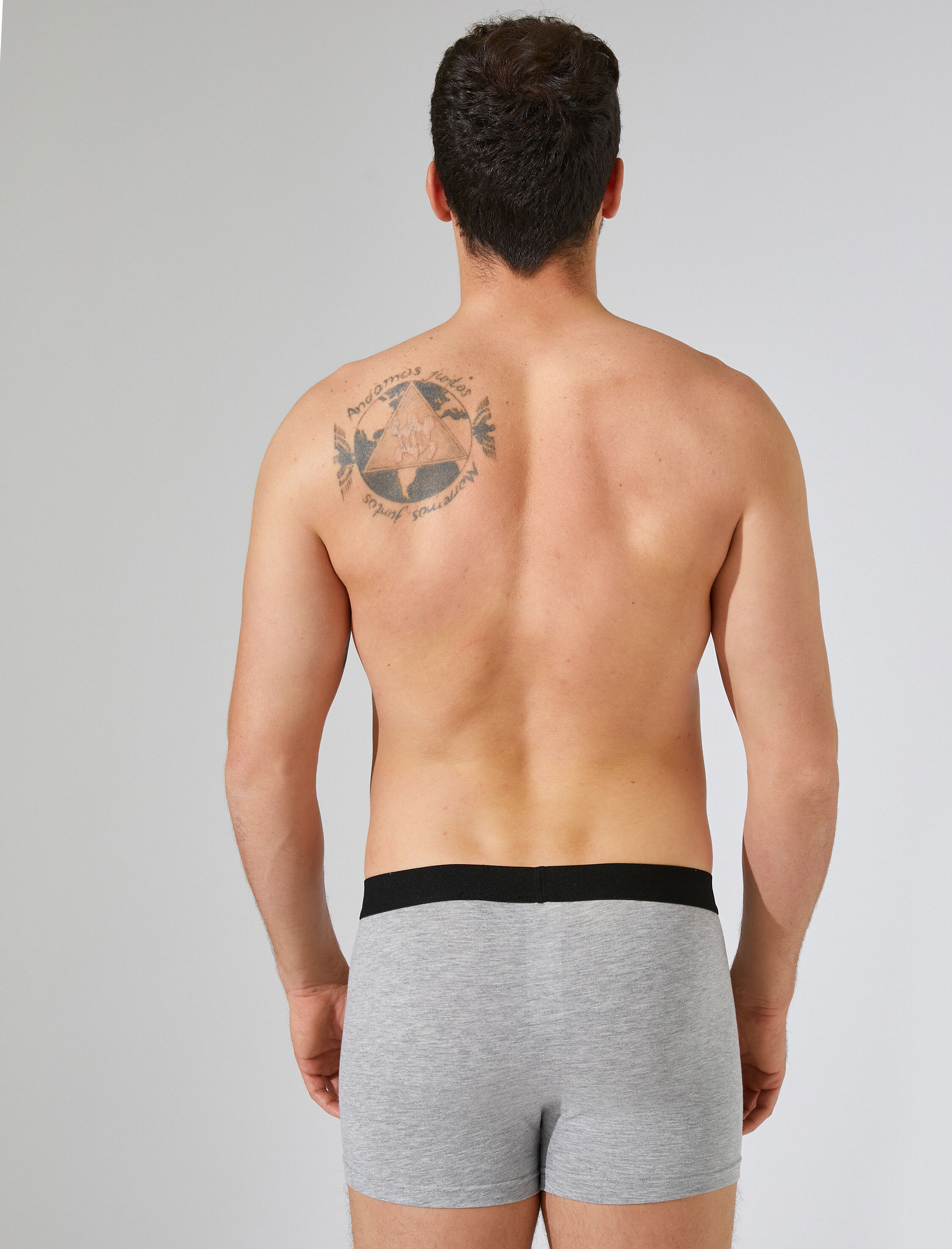 Pamuklu 3'lü Set Basic Boxer