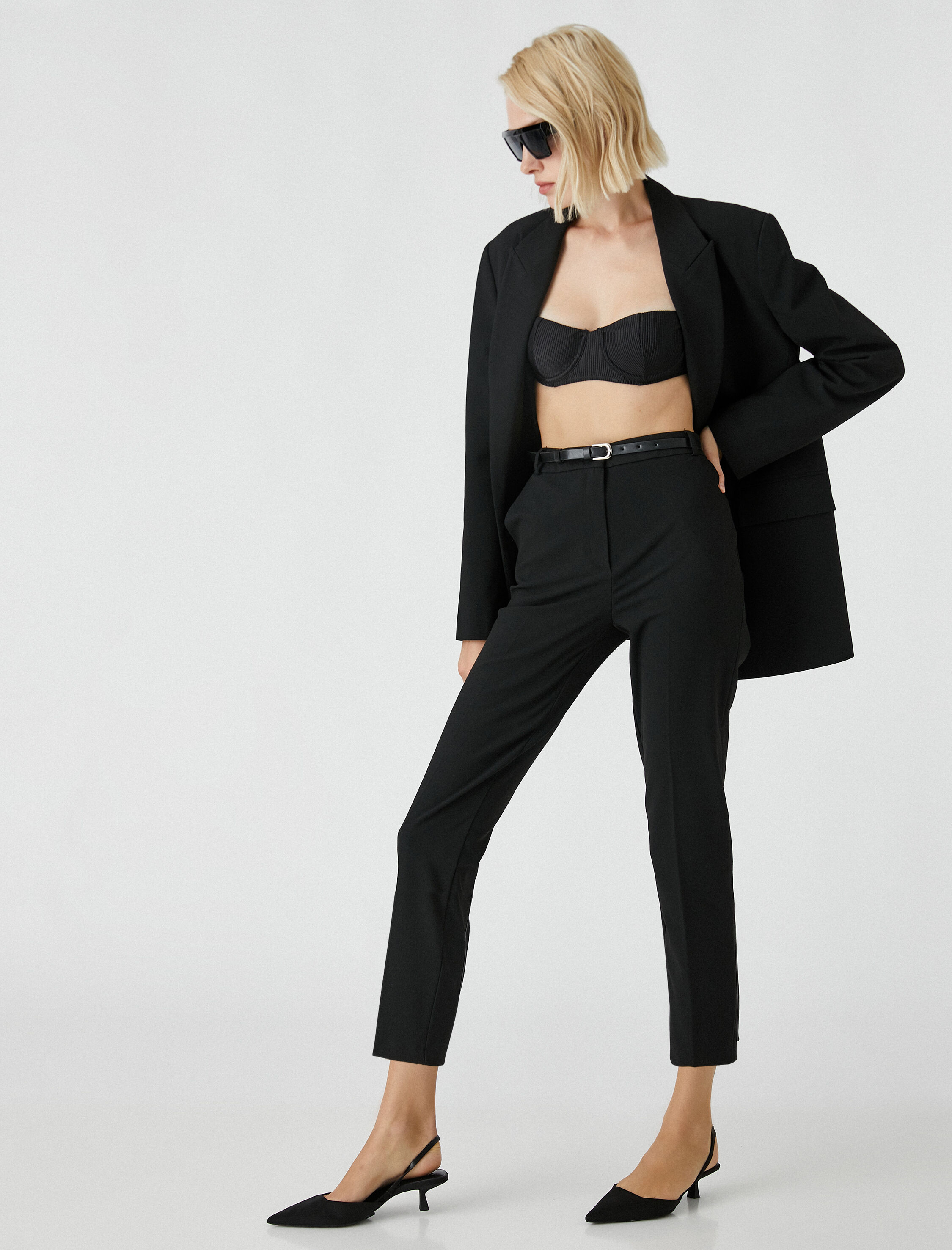 Basic Pantolon Dar Paça