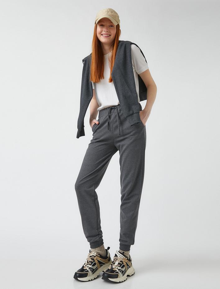  Jogger Eşofman Altı Beli Lastikli