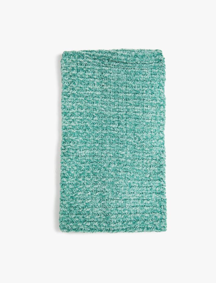 Kız Çocuk Boyunluk Atkı Kışlık Örme Kumaş