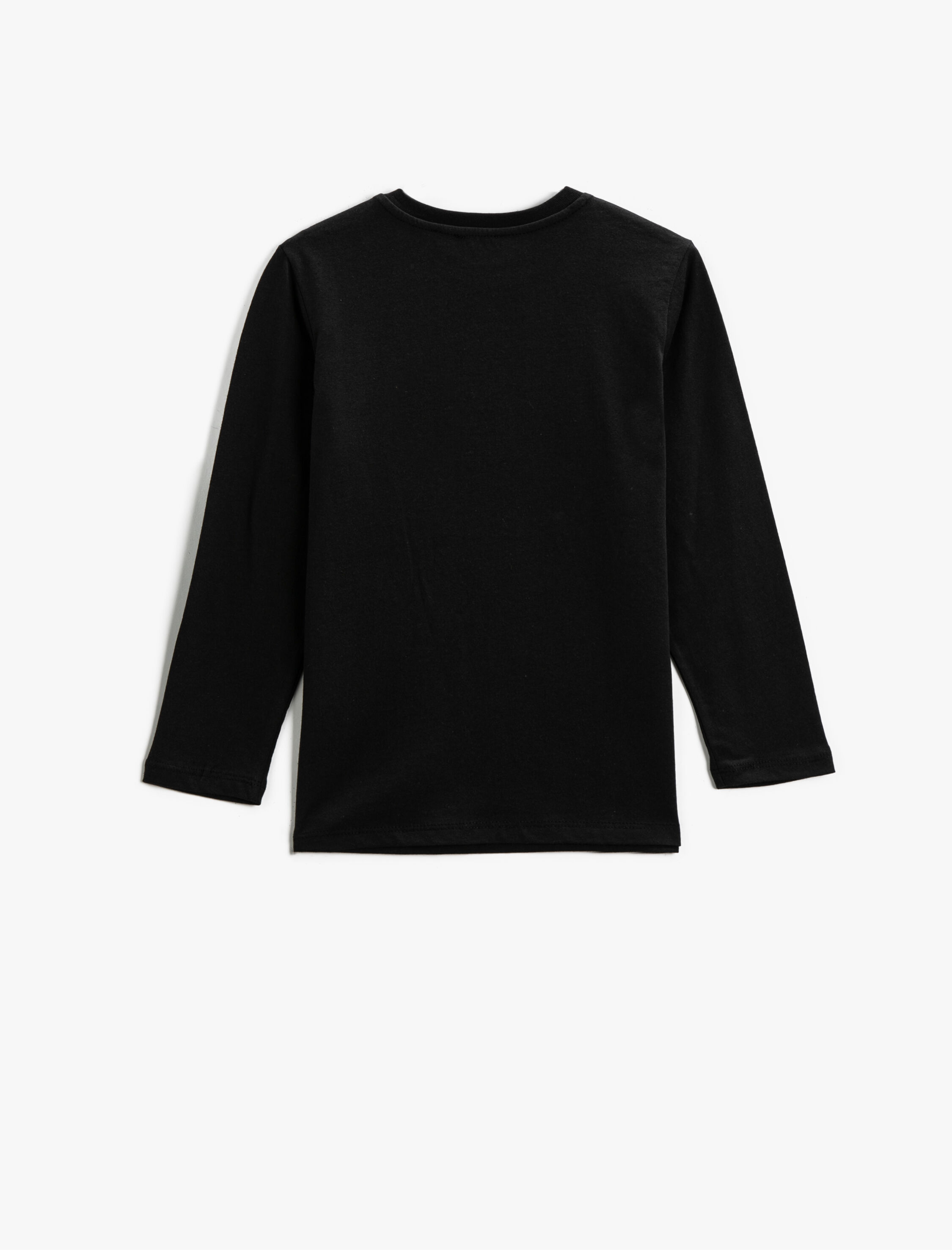  Erkek Çocuk Uzun Kollu Tişört Dinozor Baskılı Bisiklet Yaka