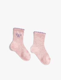 2'li Desenli Soket Çorap Seti