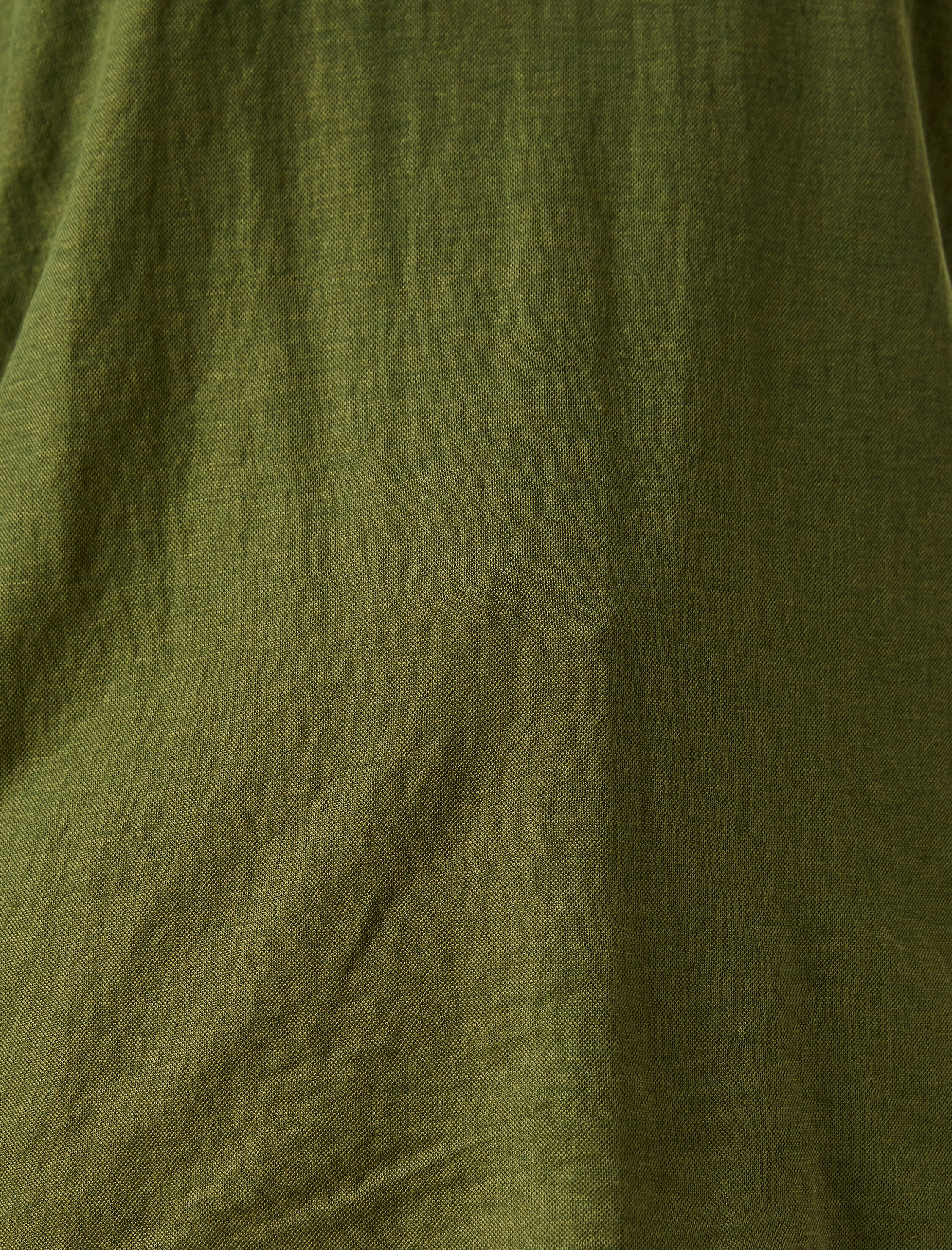   Bisiklet Yaka Kısa Kollu Fırfırlı Tişört