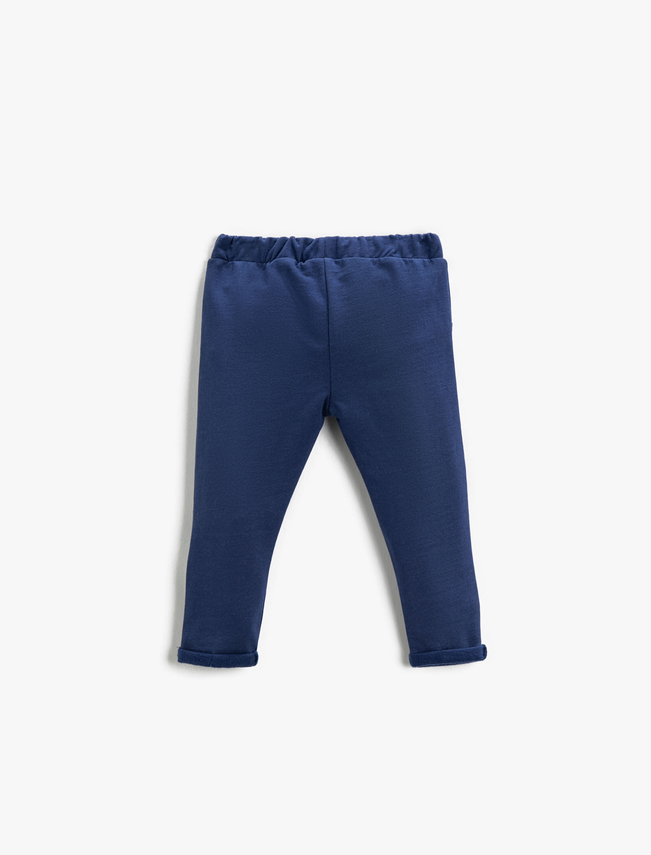  Erkek Bebek Basic Düğme Detaylı Eşofman Altı Beli Lastikli