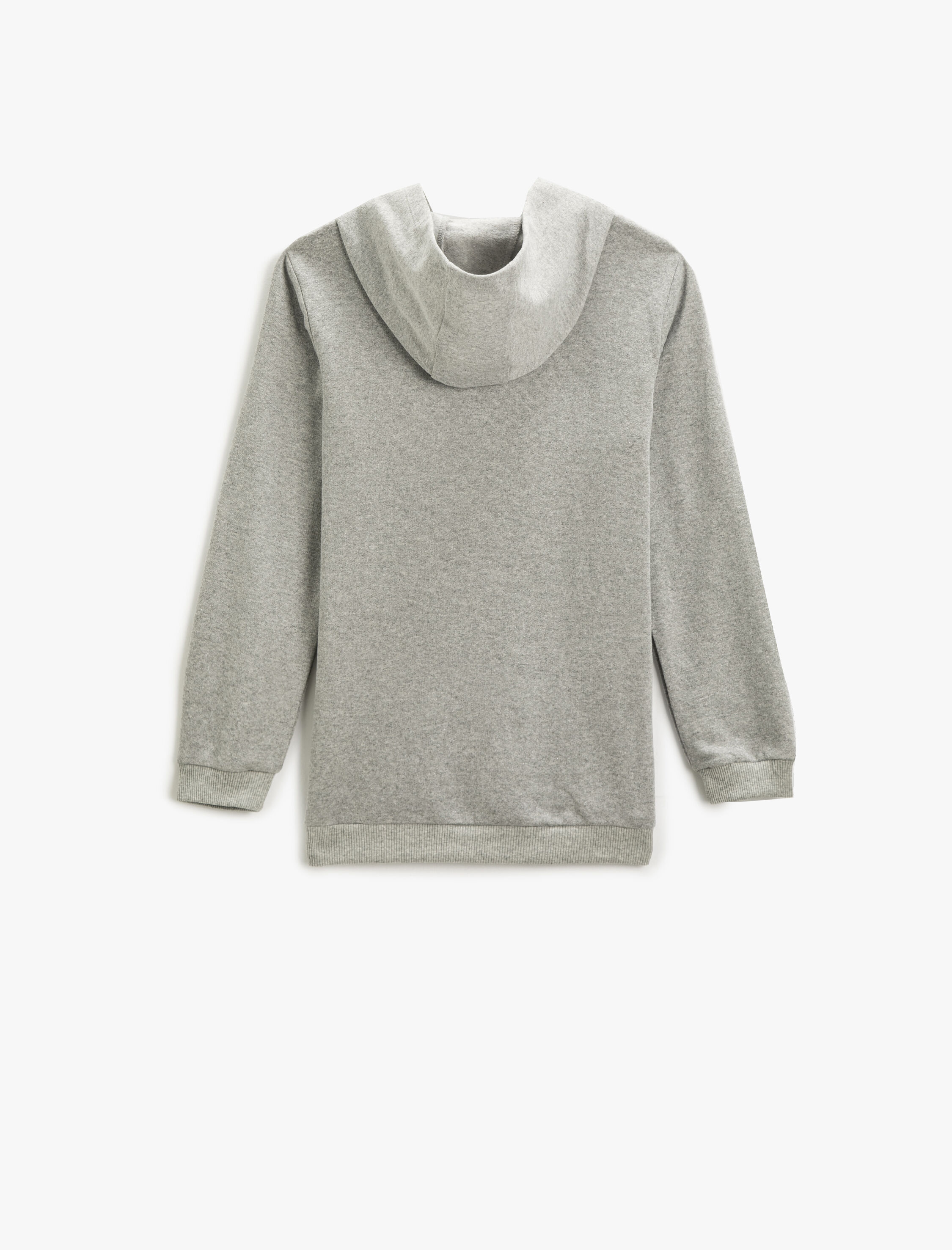  Erkek Çocuk Baskılı Kapşonlu Sweatshirt Uzun Kollu Şardonlu