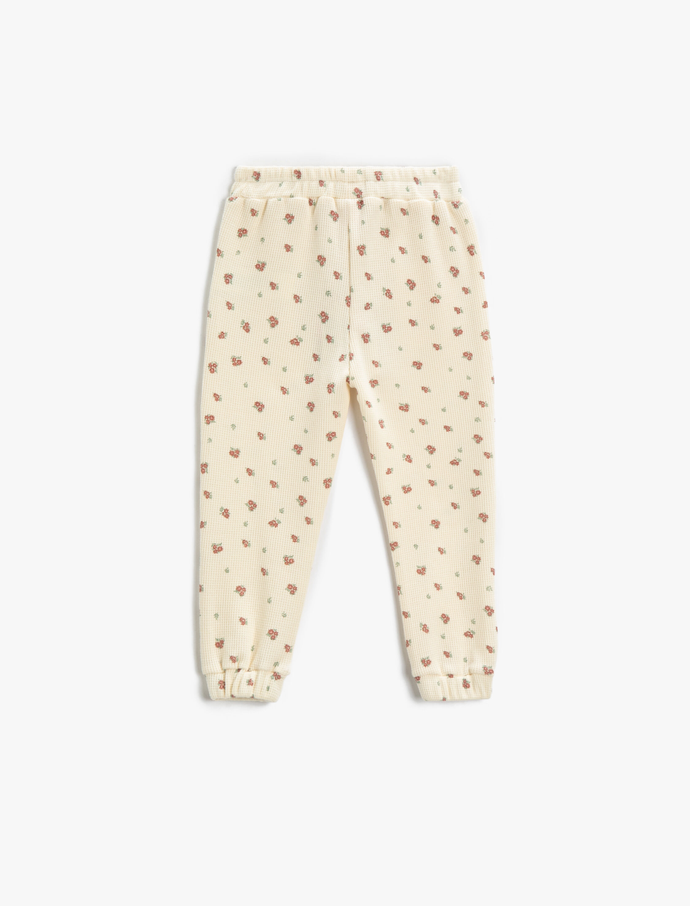  Kız Bebek Çiçekli Jogger Eşofman Altı Pamuklu