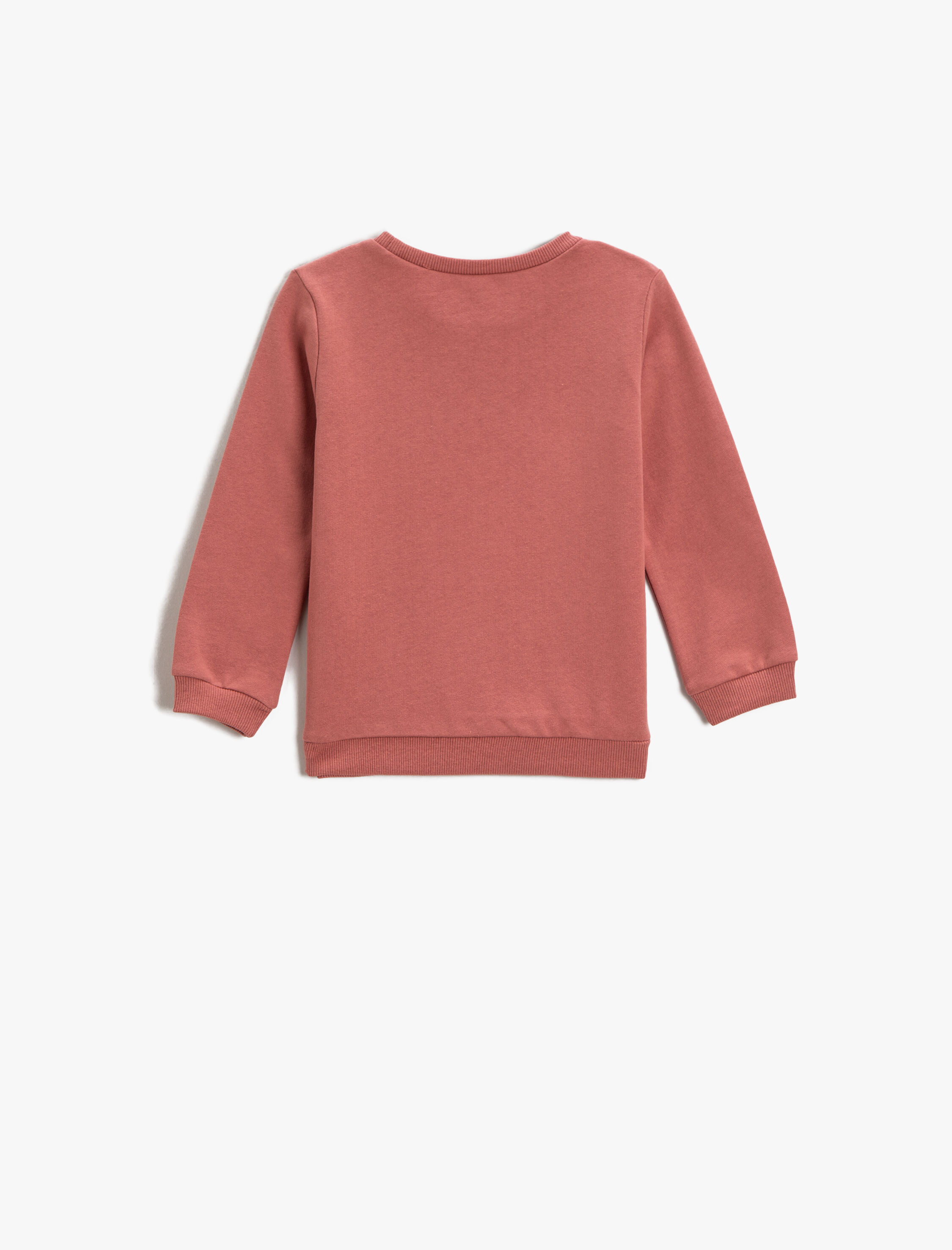  Kız Bebek Baskılı Sweatshirt Pamuklu