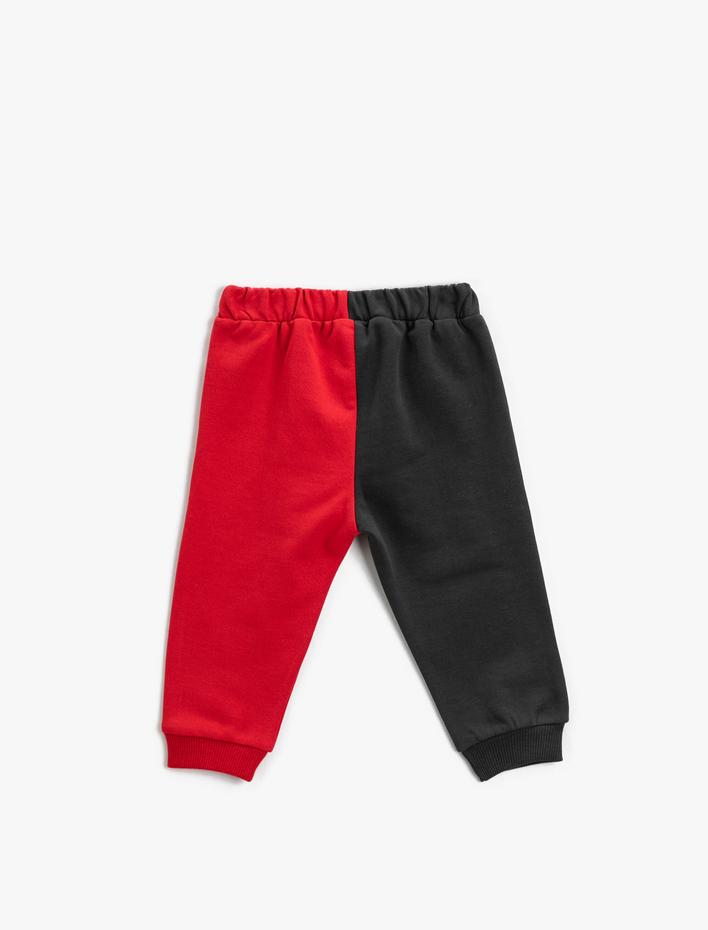 Erkek Bebek Baskılı Pamuklu Jogger Eşofman Altı