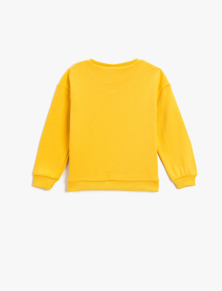 Erkek Bebek Basic Sweatshirt Baskı Detaylı