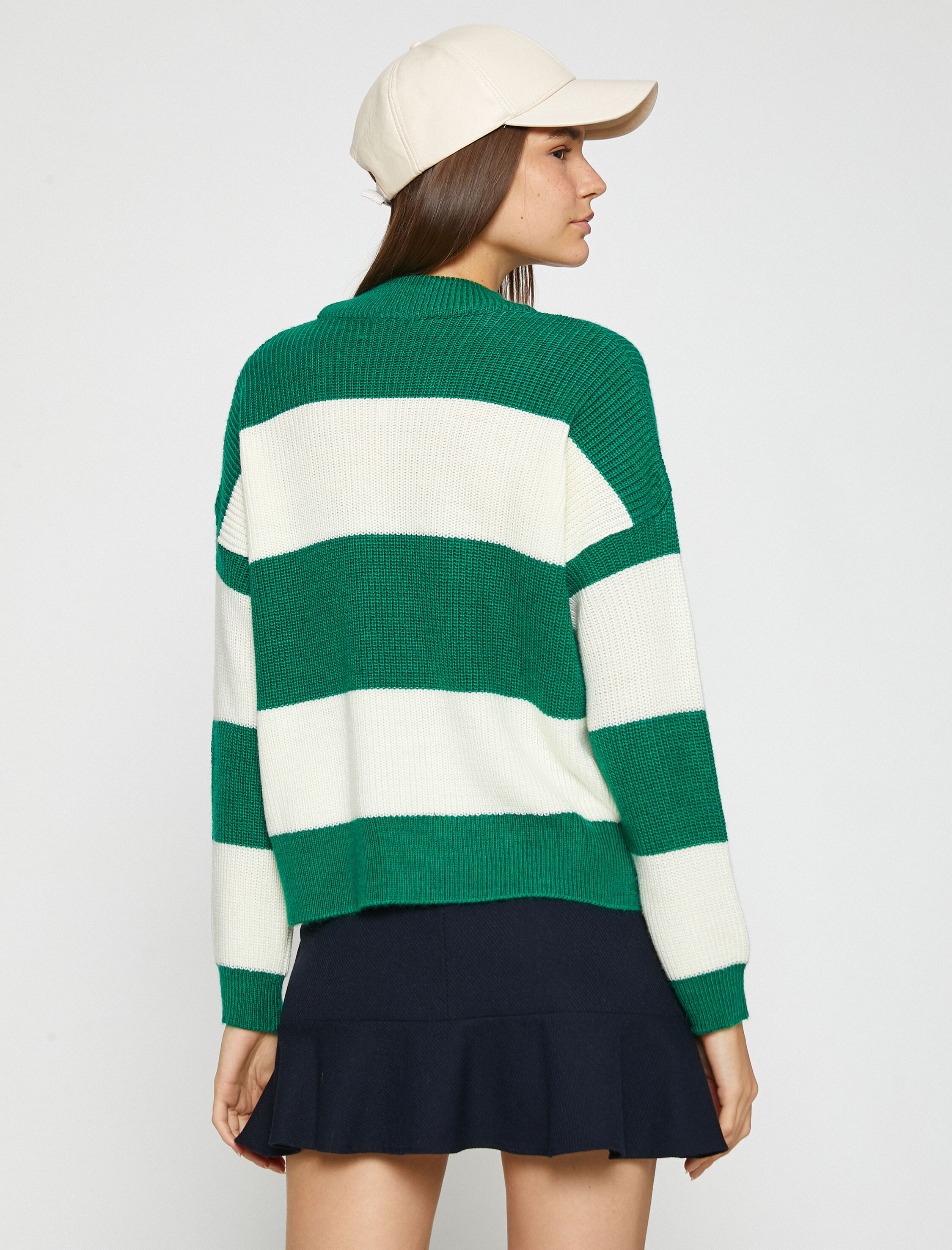   Bisiklet Yaka Triko Kazak Örgü Uzun Kollu