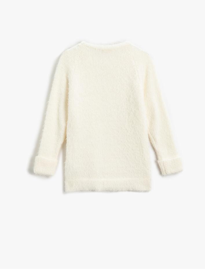 Kız Çocuk Basic Peluş Kazak