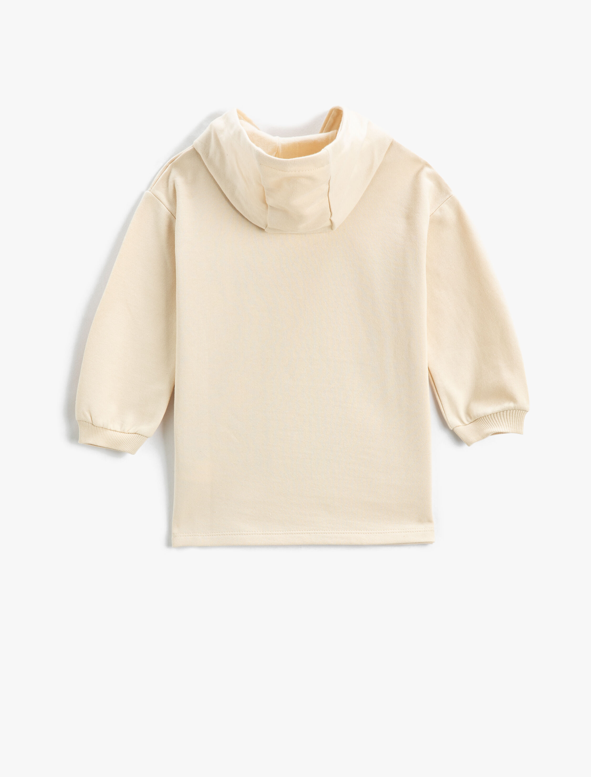  Kız Bebek Minnie Mouse Baskılı Lisanslı Kapüşonlu Elbise Pamuklu