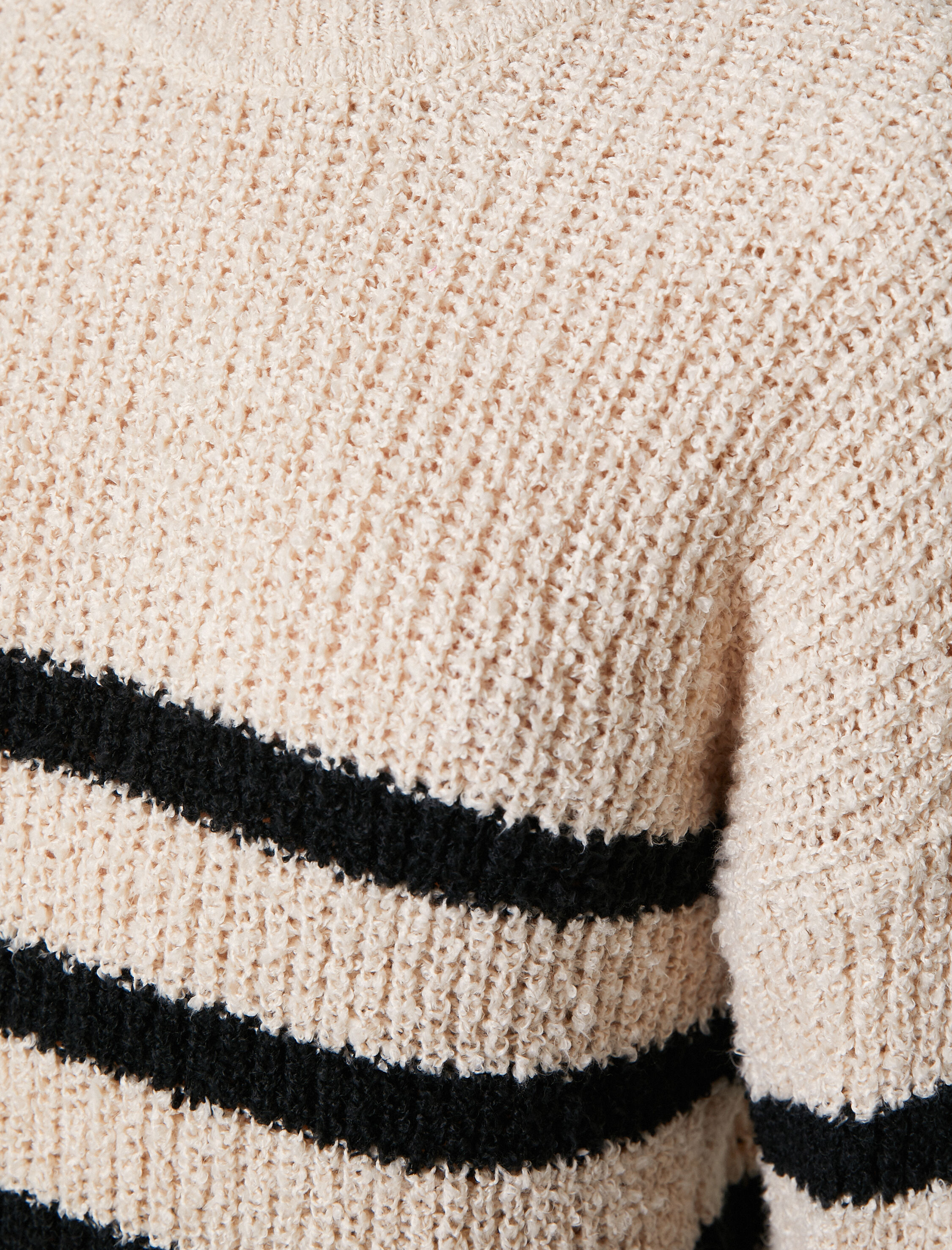   Örgü Kazak Bisiklet Yaka Uzun Kollu