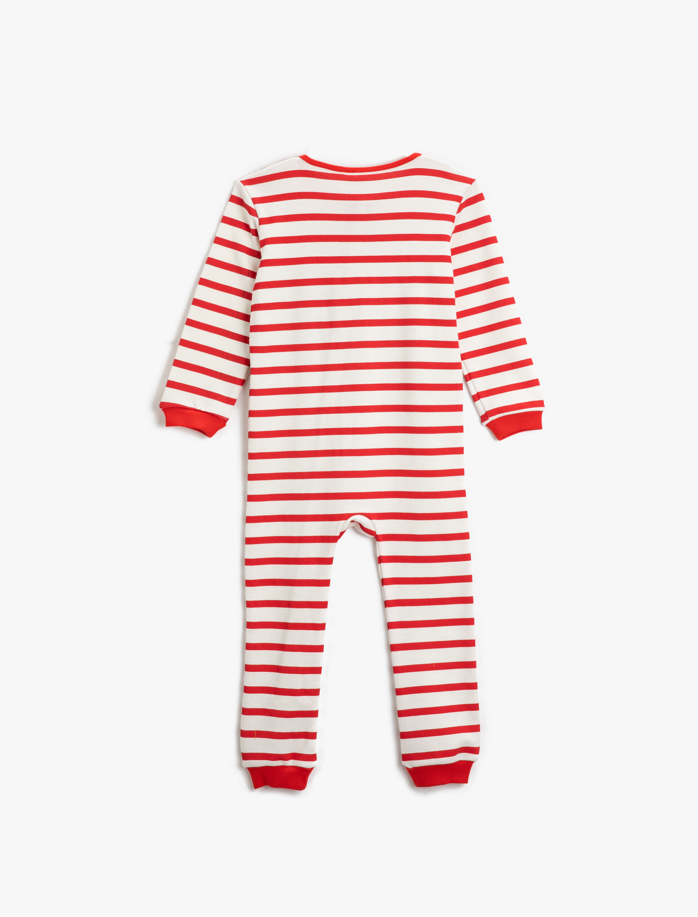  Erkek Bebek Tulum Uzun Kollu Fermuarlı Pamuklu