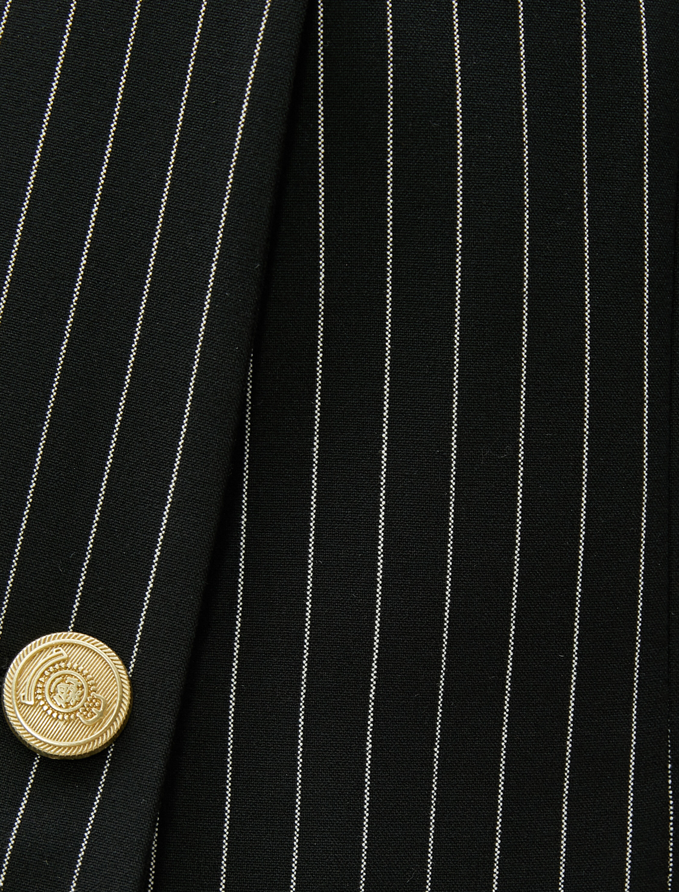   Crop Blazer Ceket Düğme Detaylı