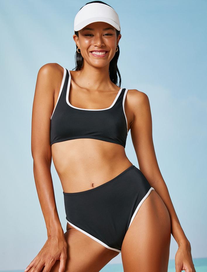  Yüksek Bel İpli Bikini Altı