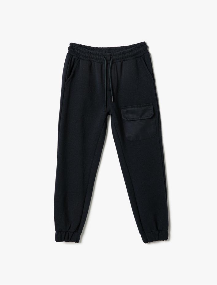Erkek Çocuk Basic Jogger Eşofman Altı Beli Bağlamalı