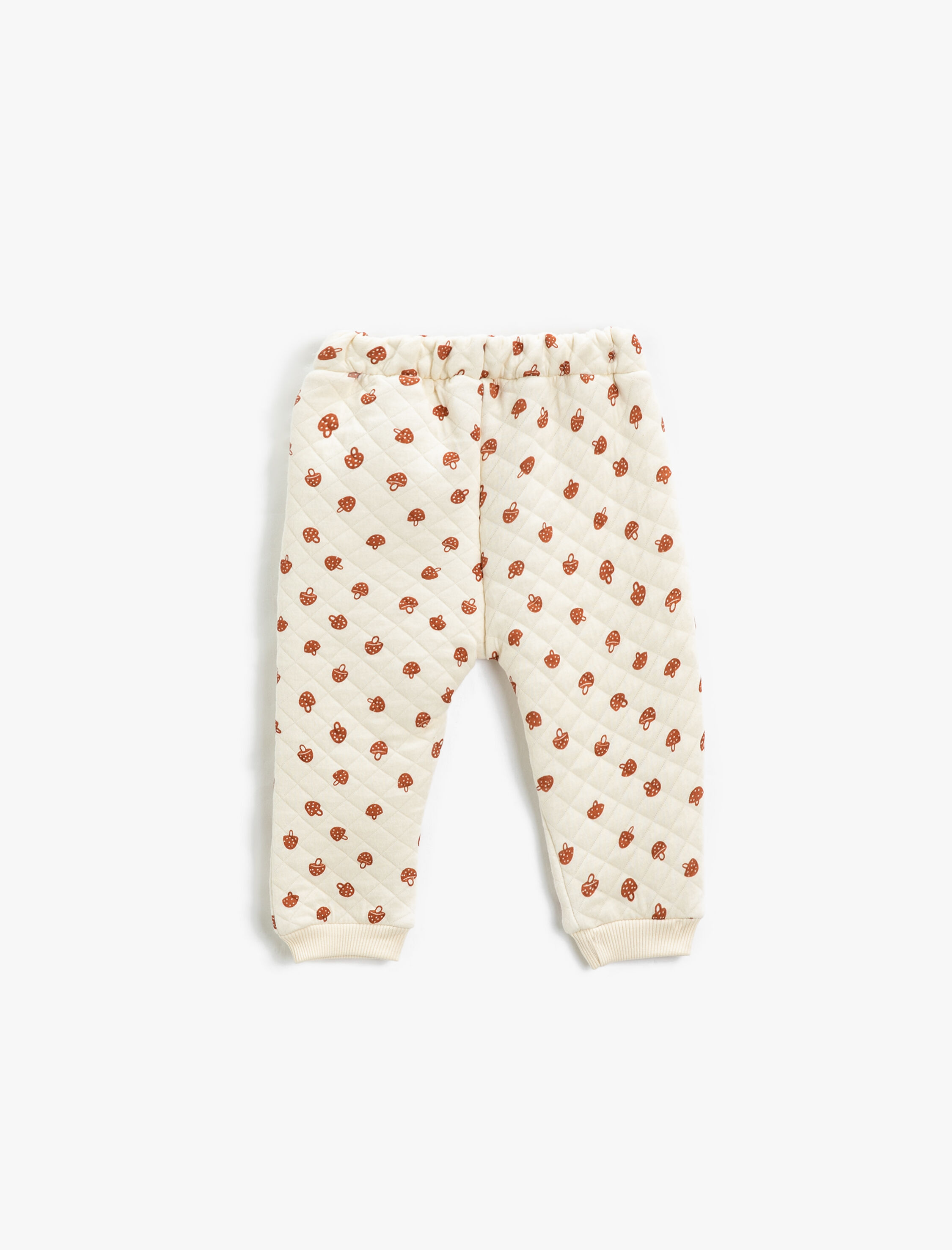  Kız Bebek Kapitone Jogger Eşofman Altı Beli Lastikli