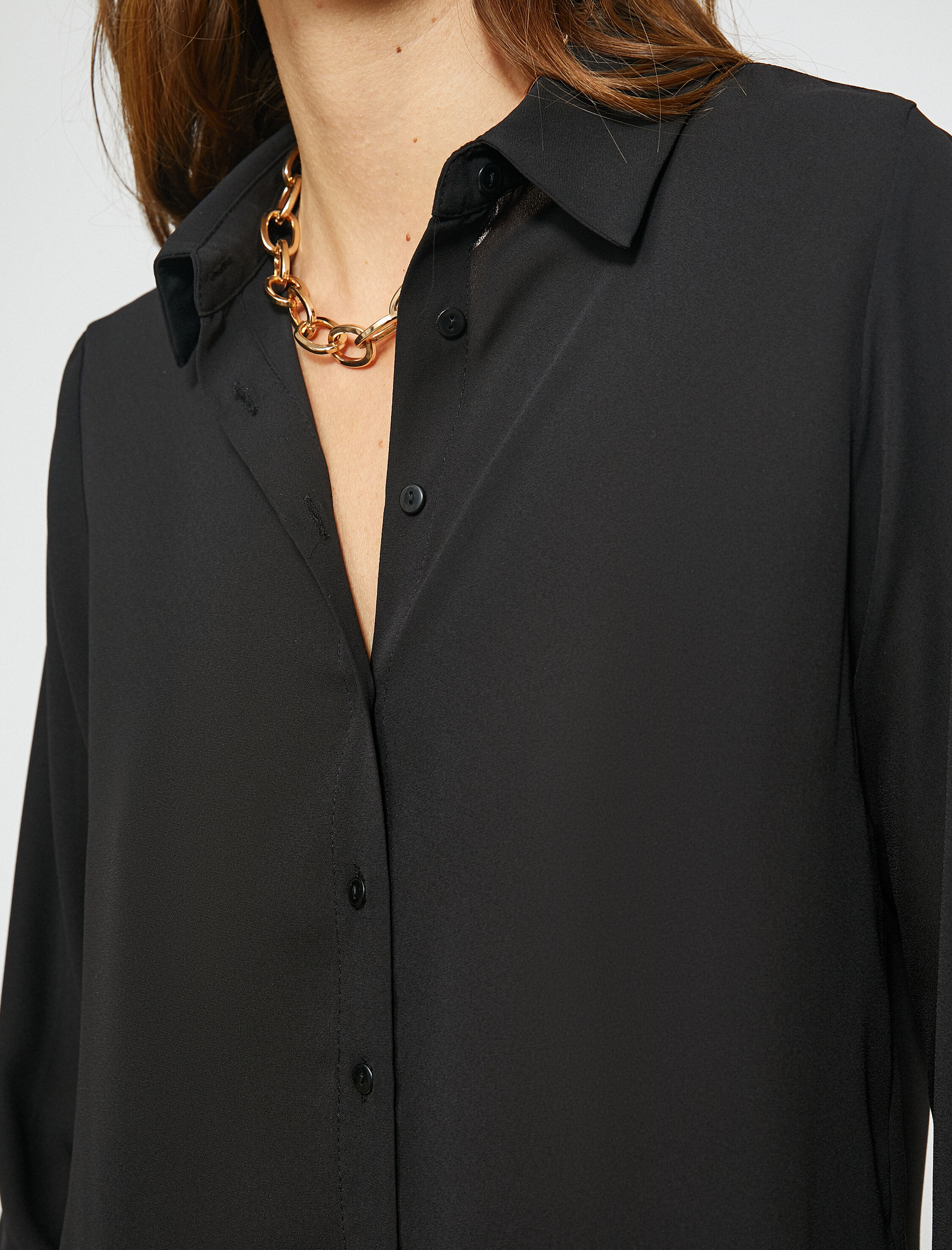   Basic Gömlek Uzun Kollu