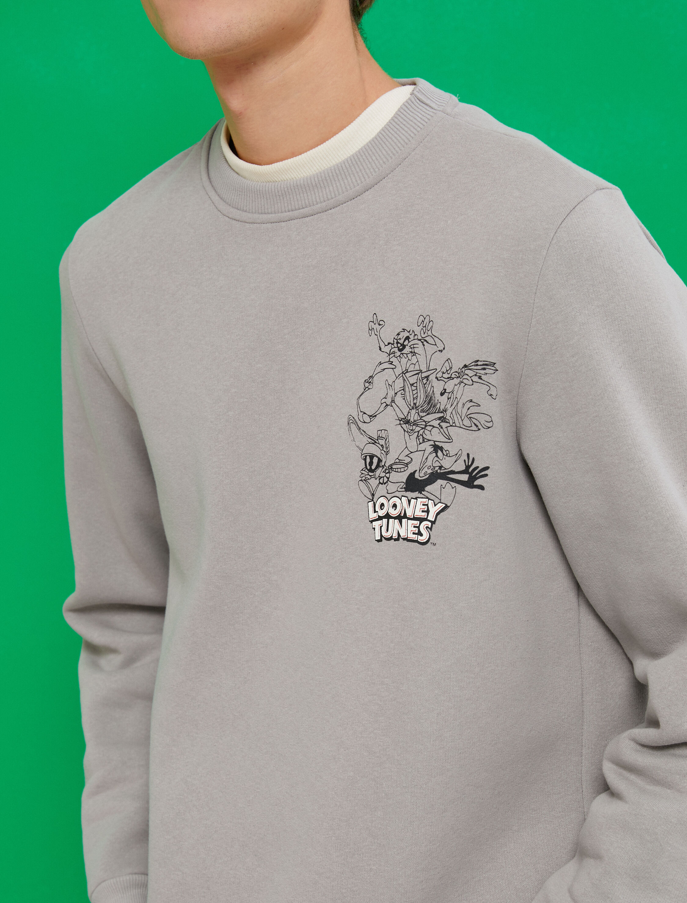   Looney Tunes Sweatshirt Şardonlu Lisanslı Baskılı