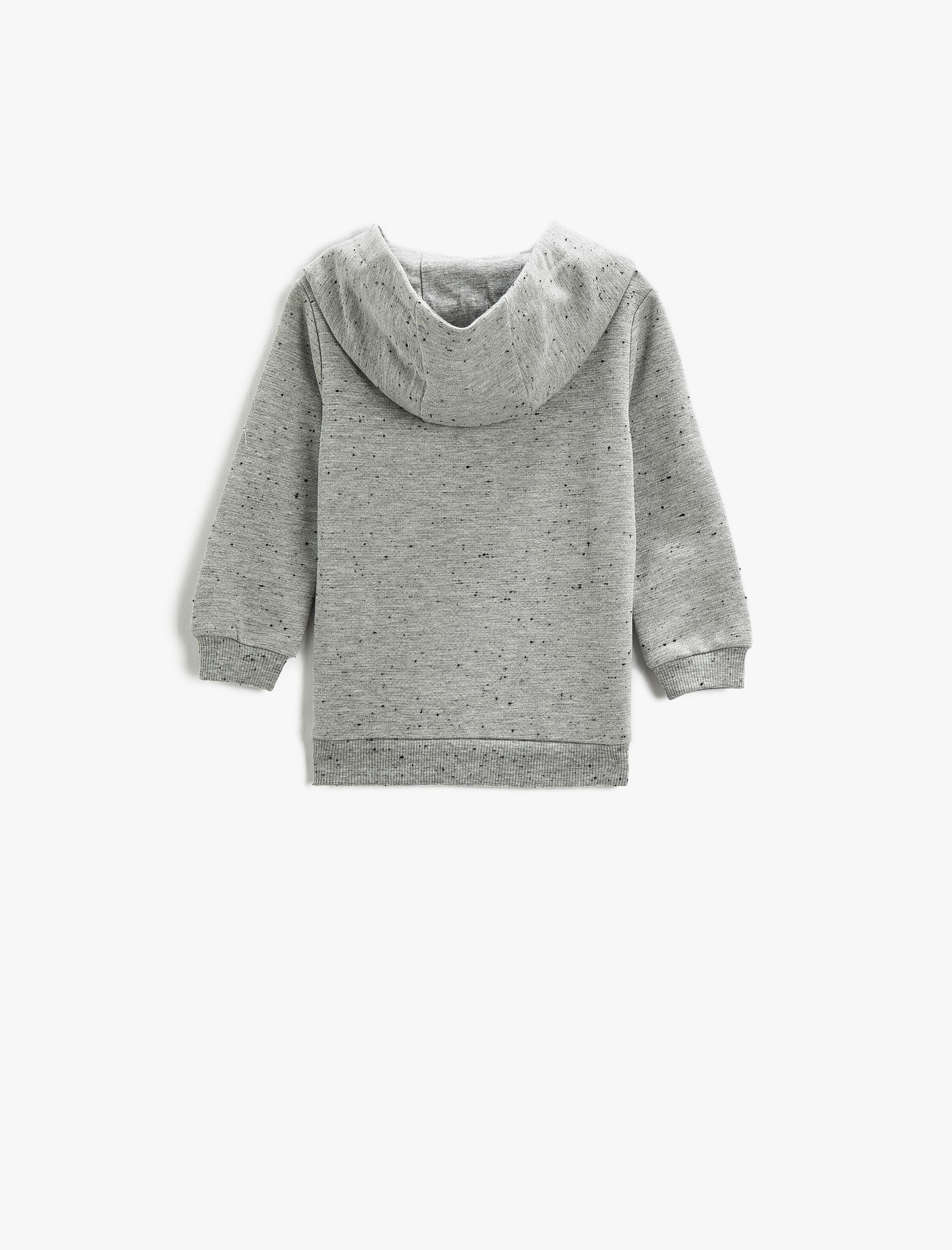  Erkek Bebek Baskılı Kapüşonlu Sweatshirt