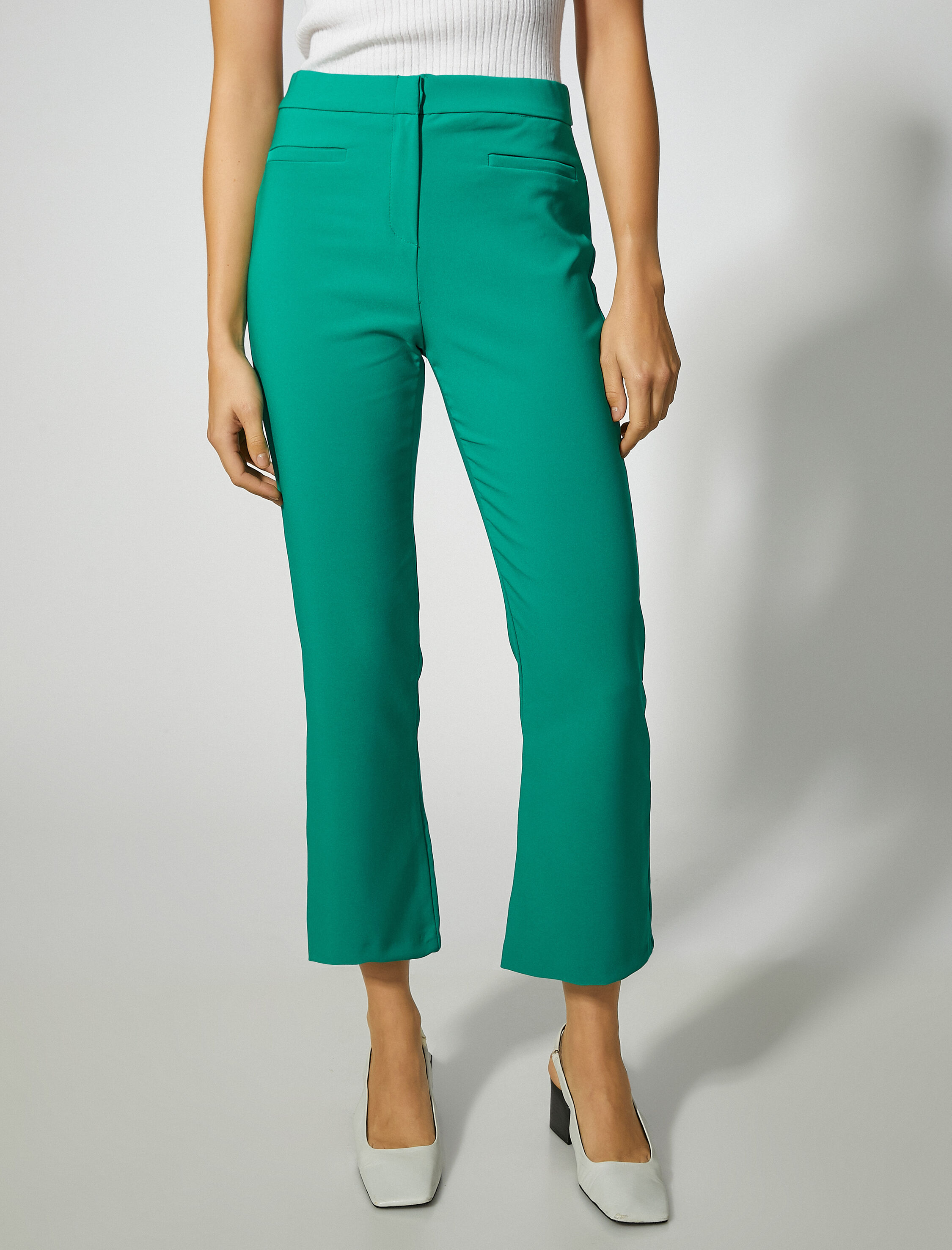   Crop Pantolon İspanyol Paça