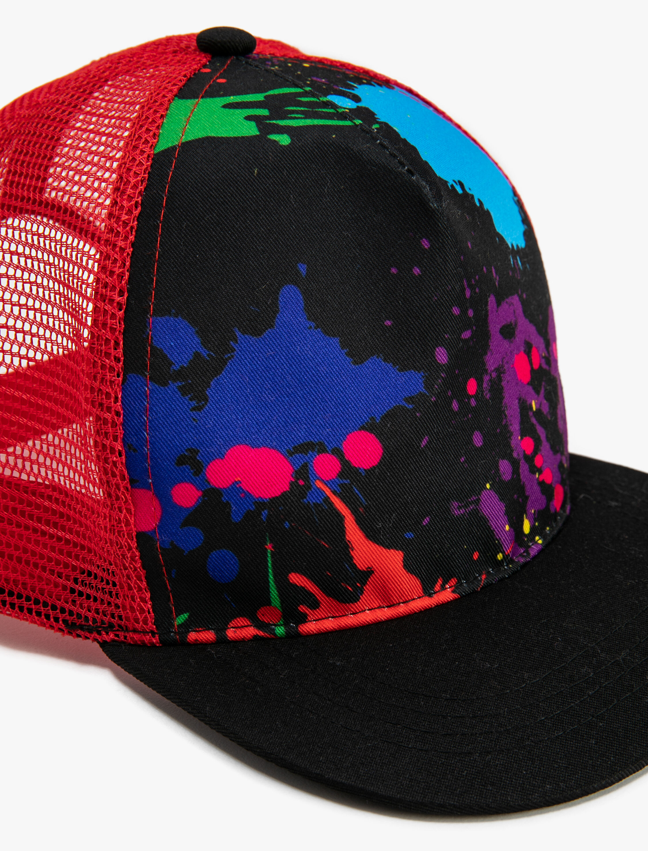  Erkek Çocuk Fileli Şapka Çok Renkli