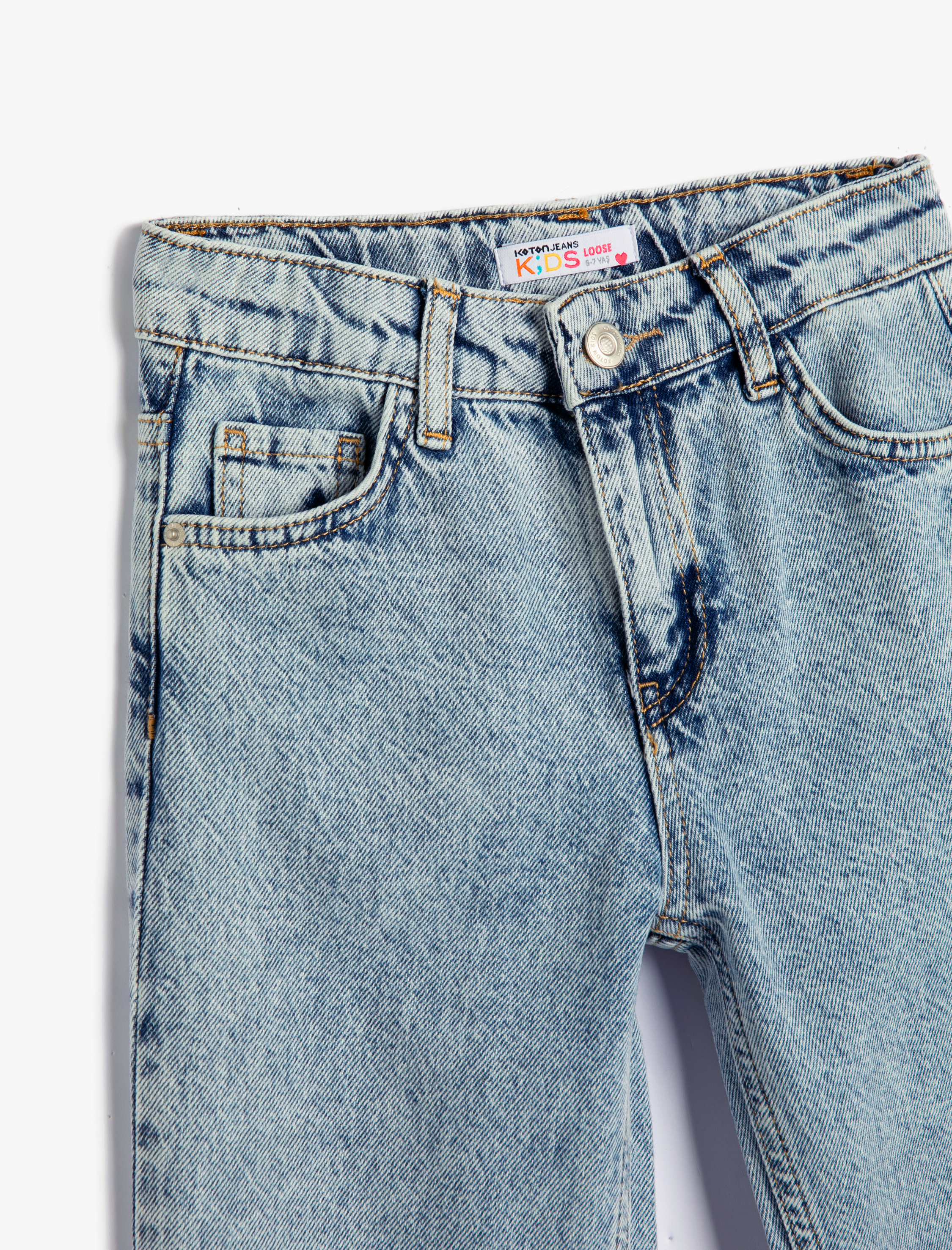  Kız Çocuk Jogger Kot Pantolon - Jegging Jean