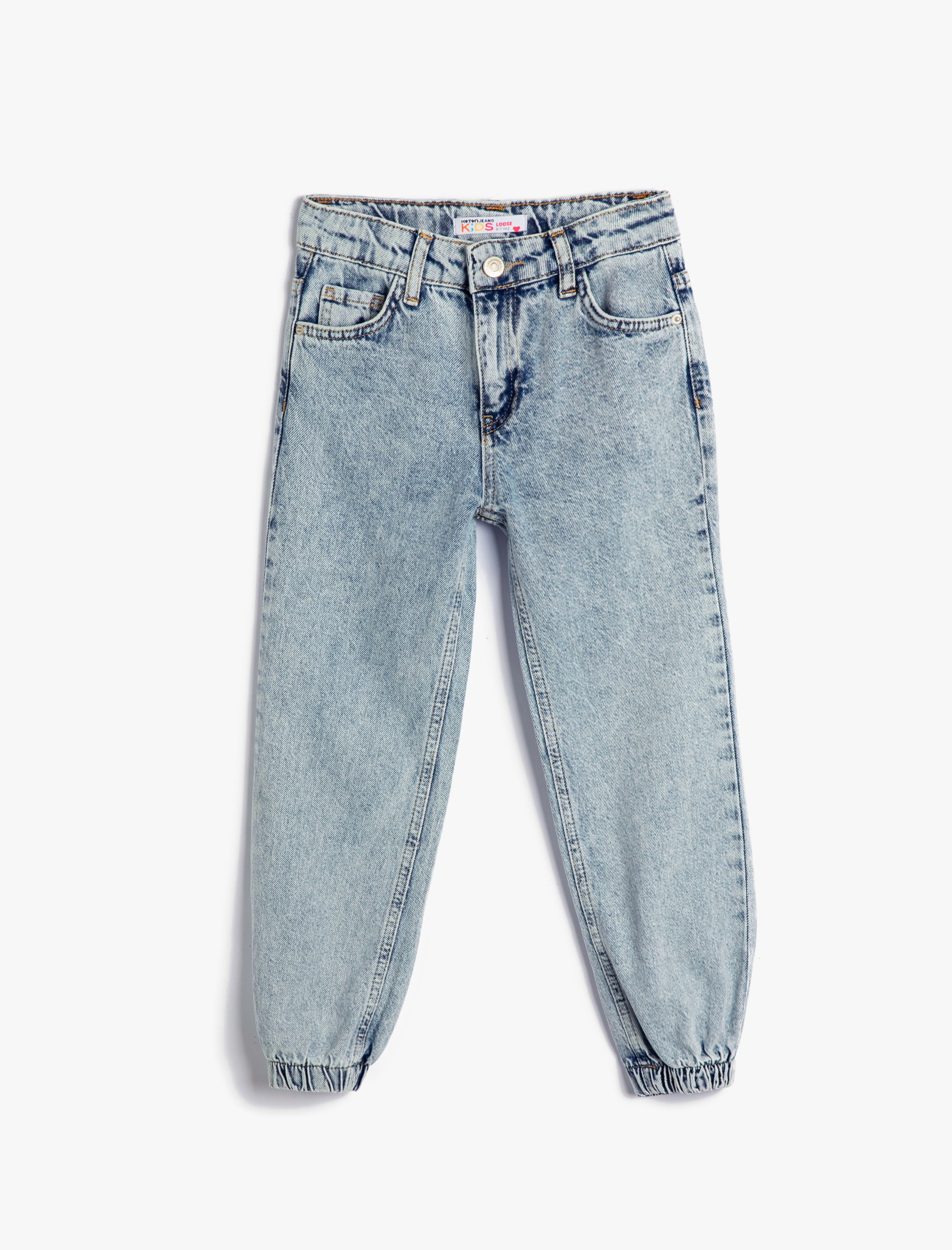  Kız Çocuk Jogger Kot Pantolon - Jegging Jean
