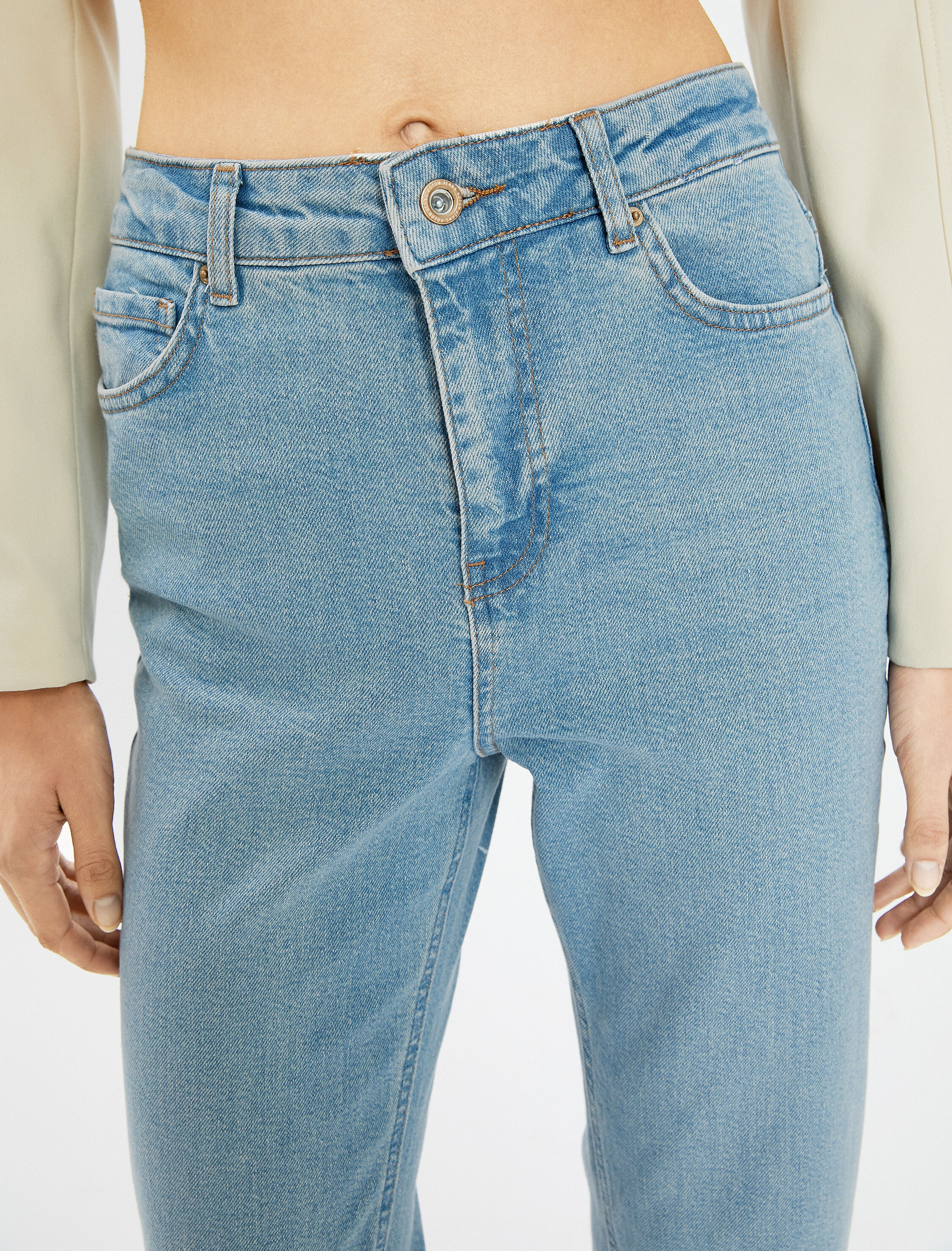   İspanyol Paça Kot Pantolon Dar Kesim - Flare Jeans