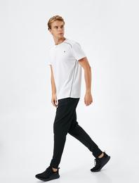 Jogger Eşofman Altı Beli Bağcıklı Fermuar Cep Detaylı