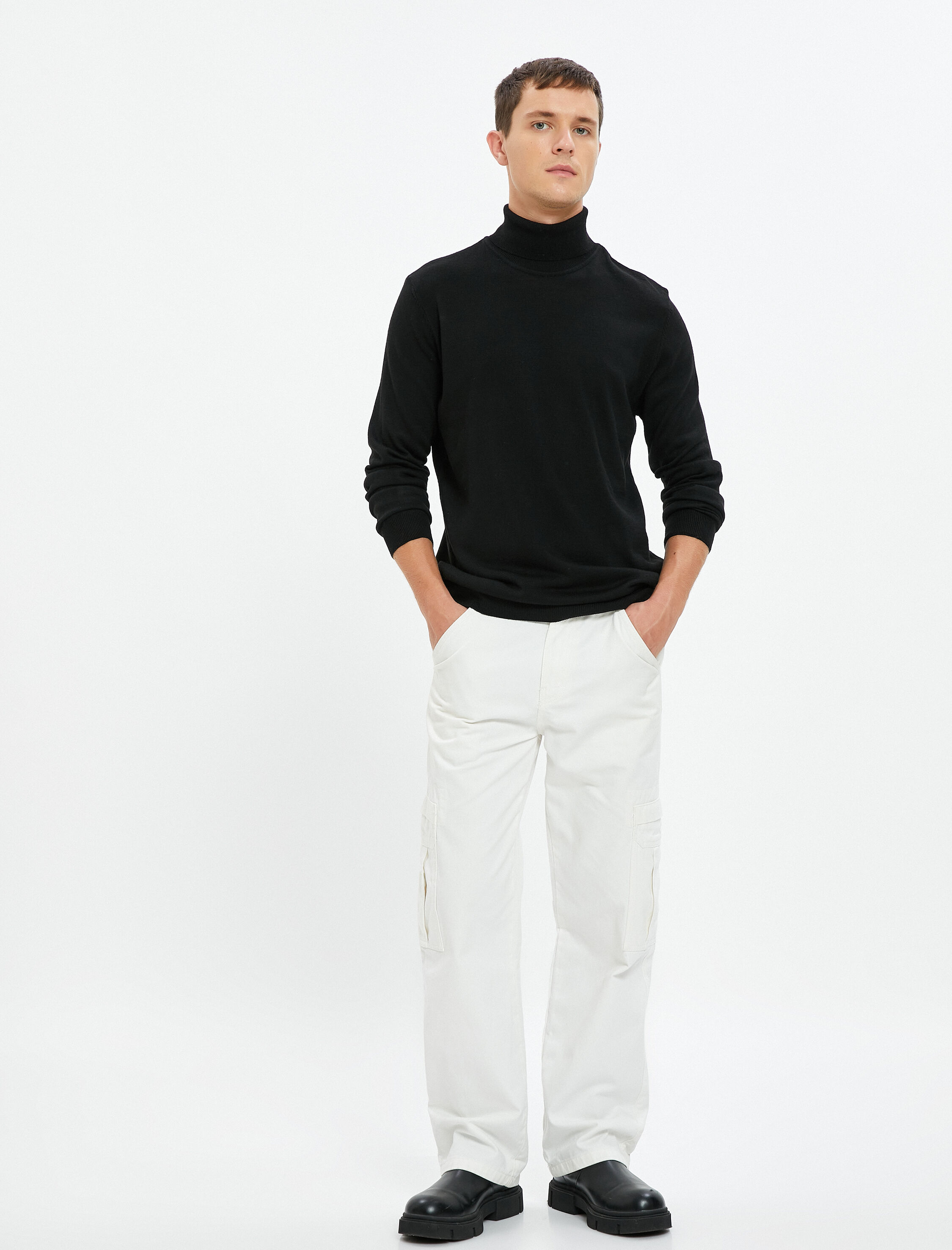   Akrilik Triko Kazak Balıkçı Yaka