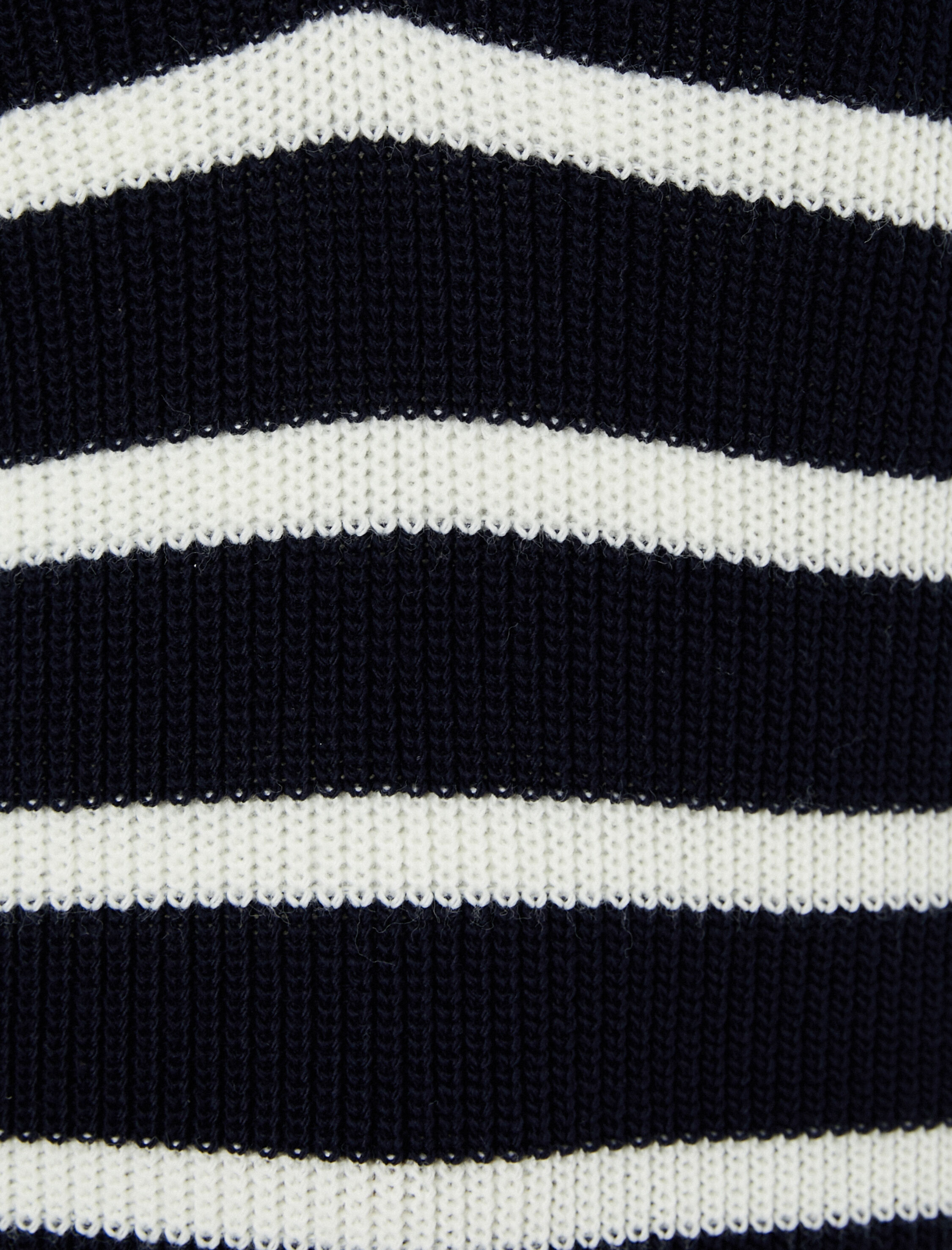   Triko Kazak Yarım Fermuarlı Dik Yaka Uzun Kollu