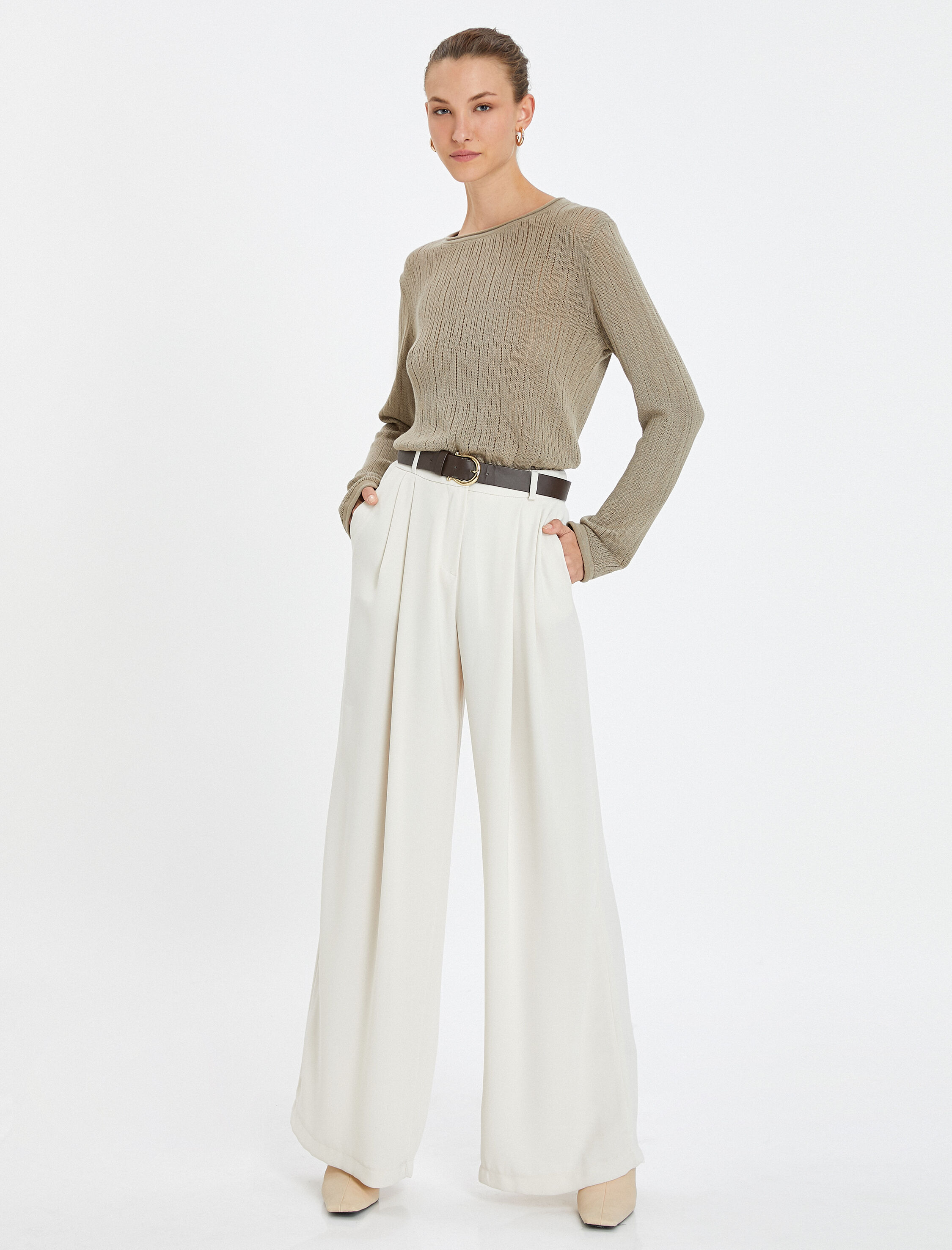   Triko Kazak Bisiklet Yaka Uzun Kollu