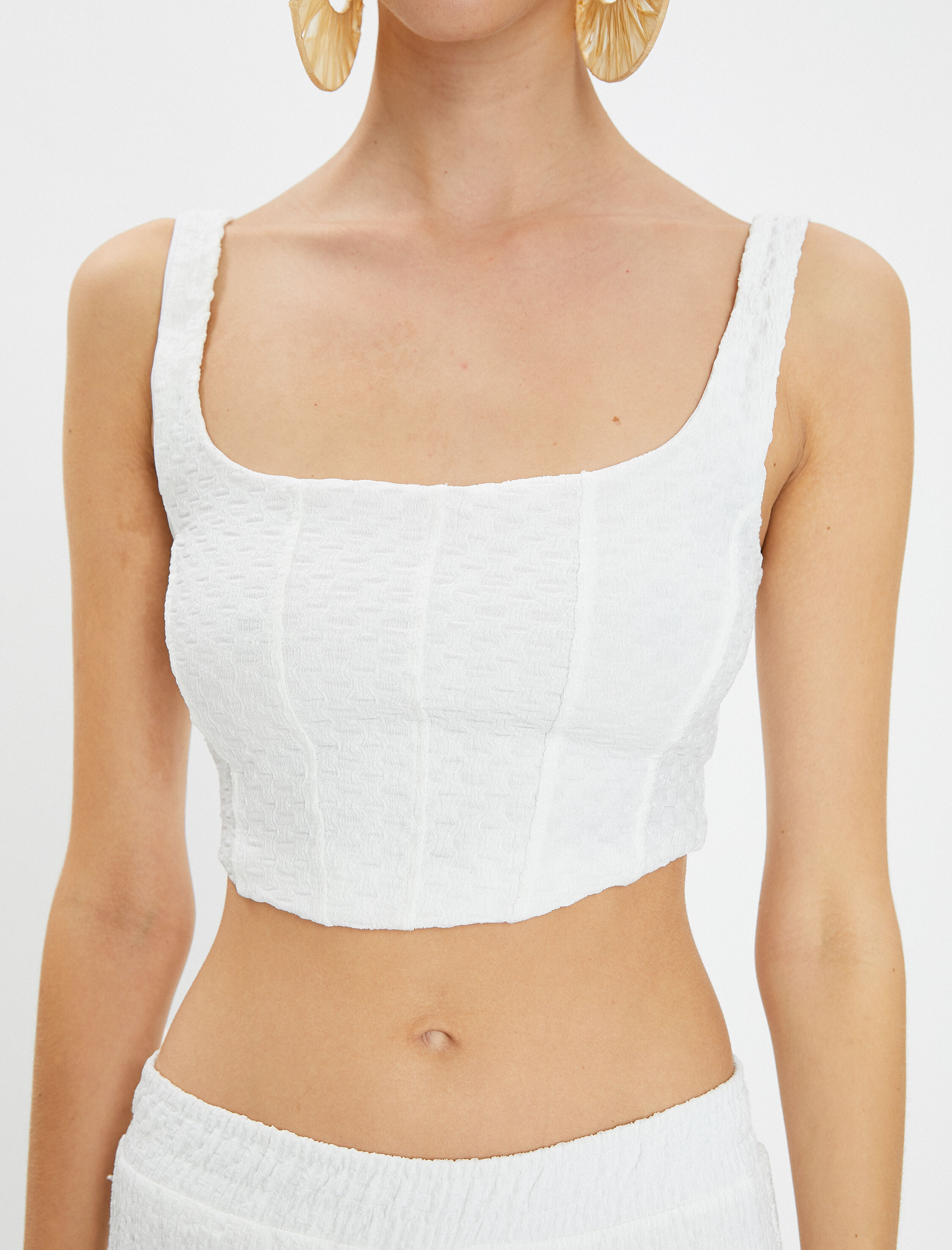   Koton X Şahika Ercümen - Crop Korse Üst