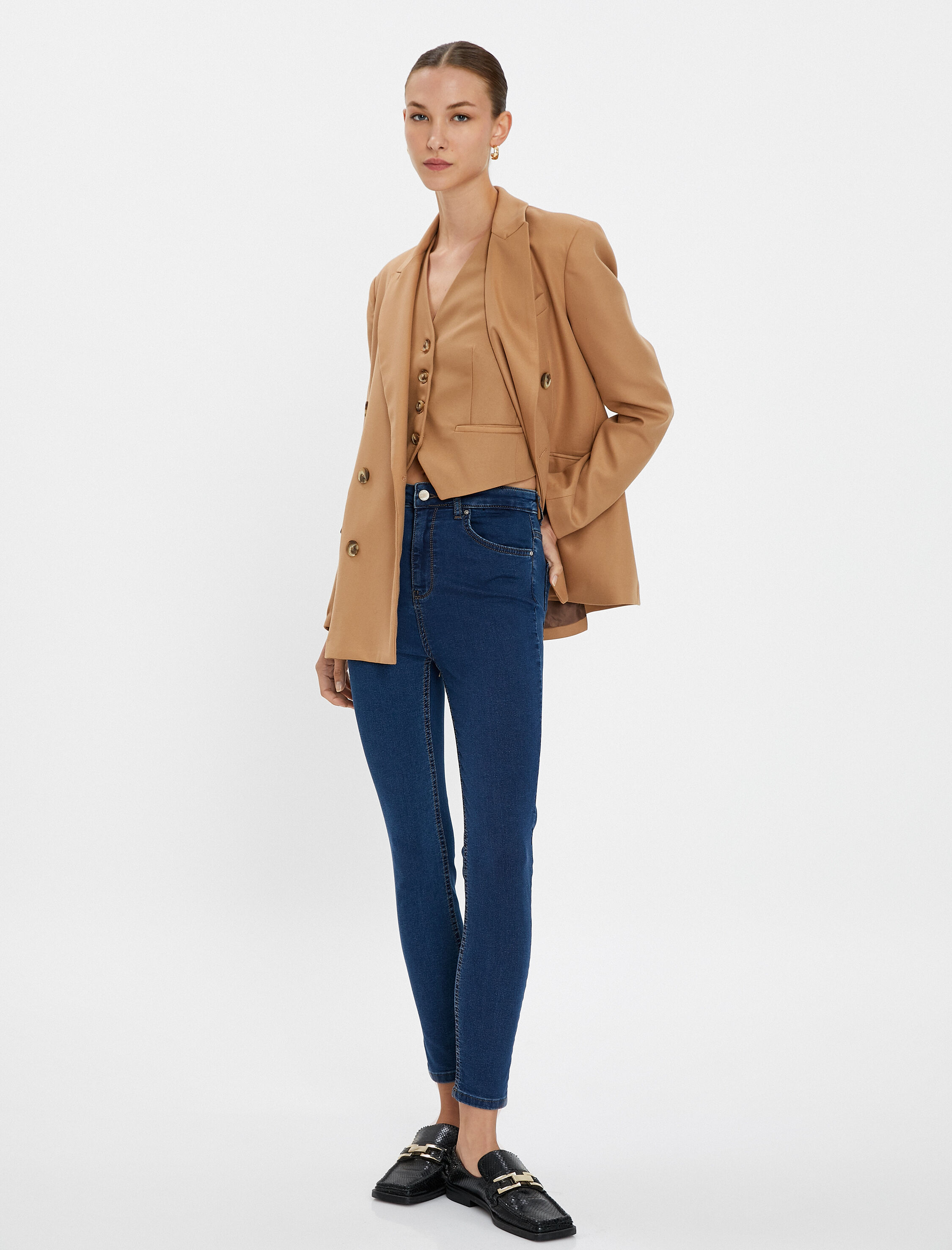   Push Up Kot Pantolon Dar Kesim - Carmen Jeans