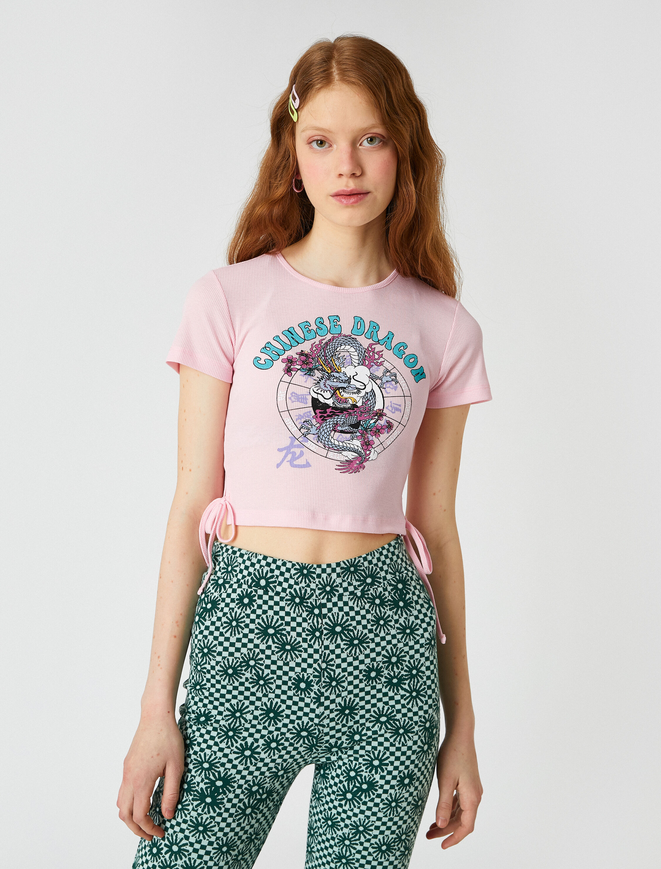   Kısa Kollu Crop Tişört