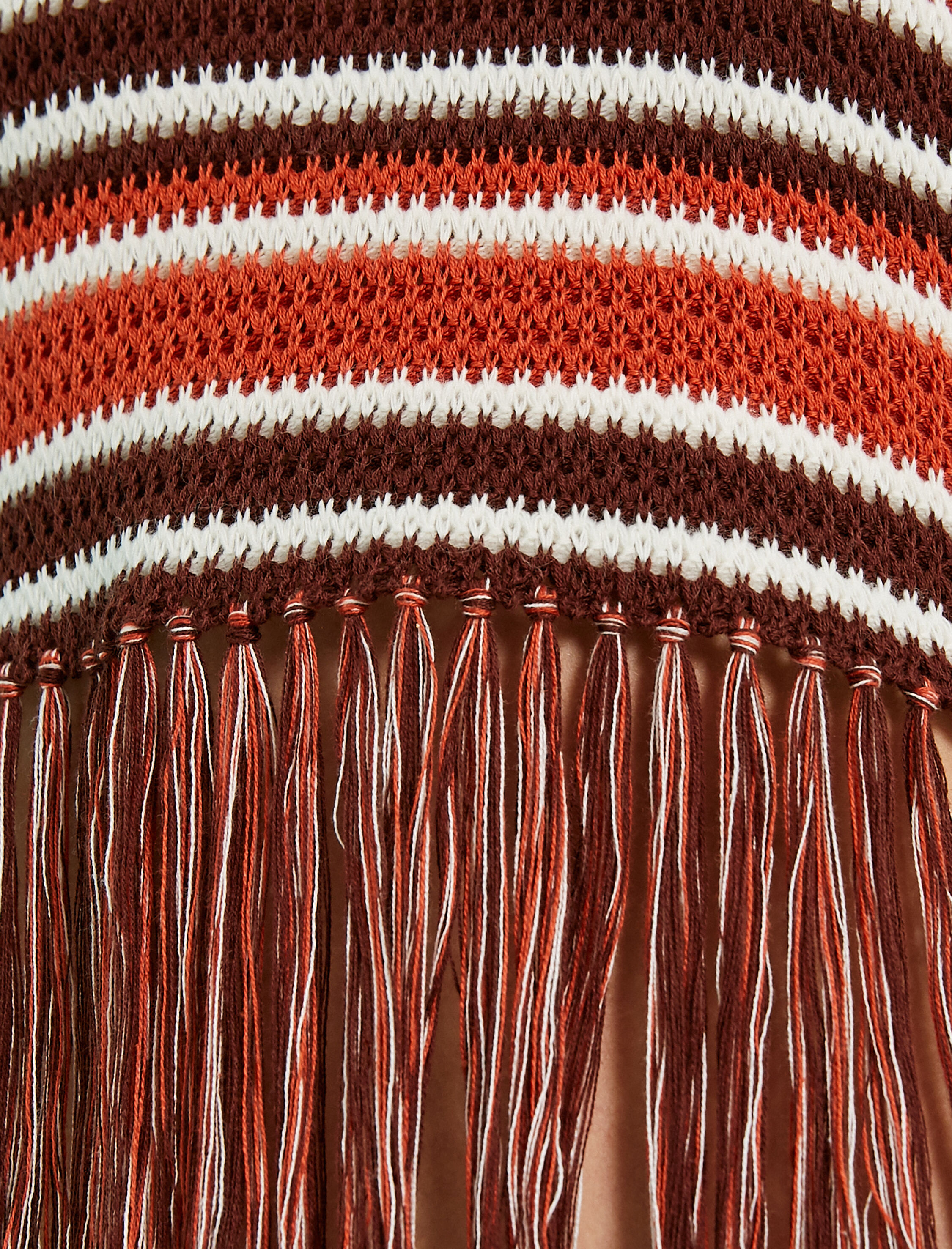   Crop Atlet Halter Yaka Püskül Detaylı